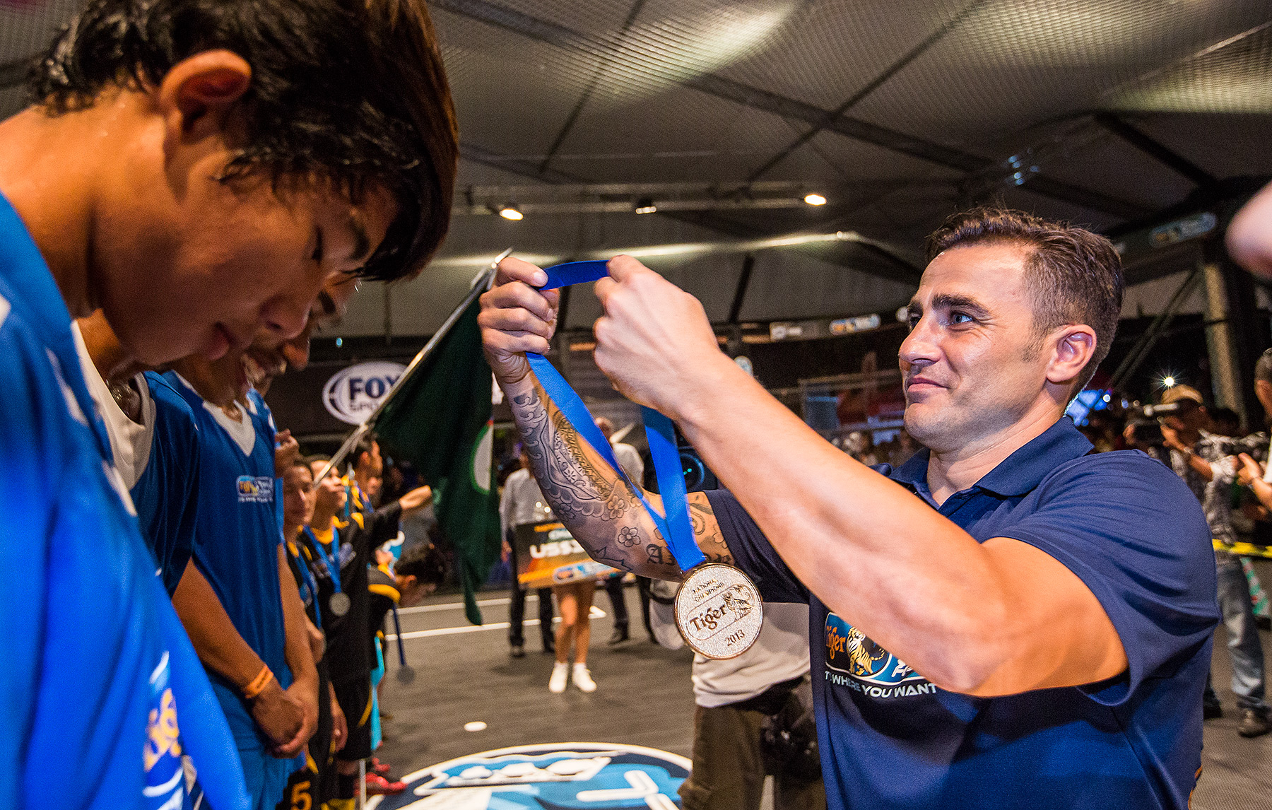 Fabio Cannavaro, Tiger Beer Street Football Event, Phnom Penh, Cambodia