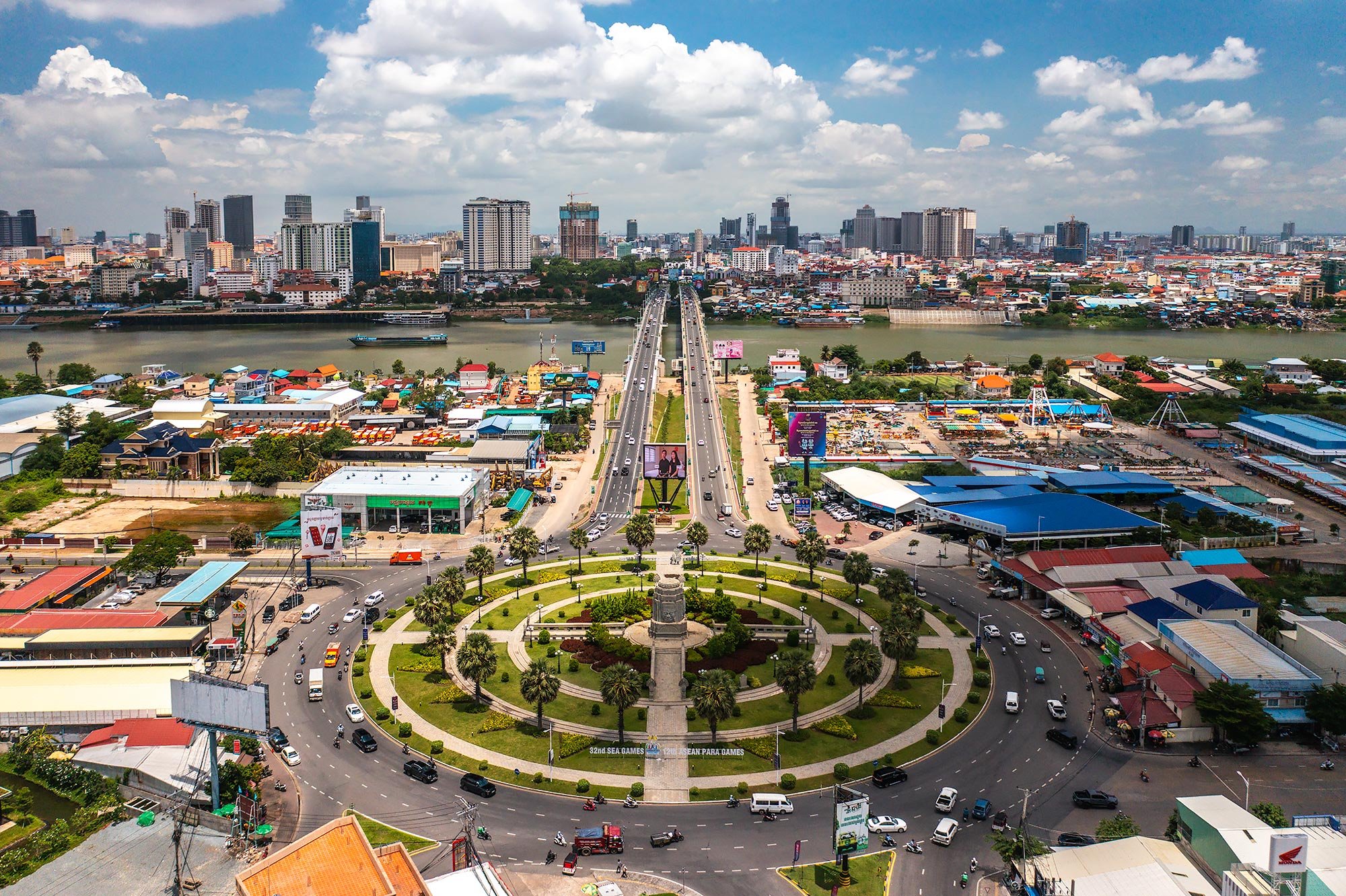 Chroy Changva Roundabout Phnom Penh