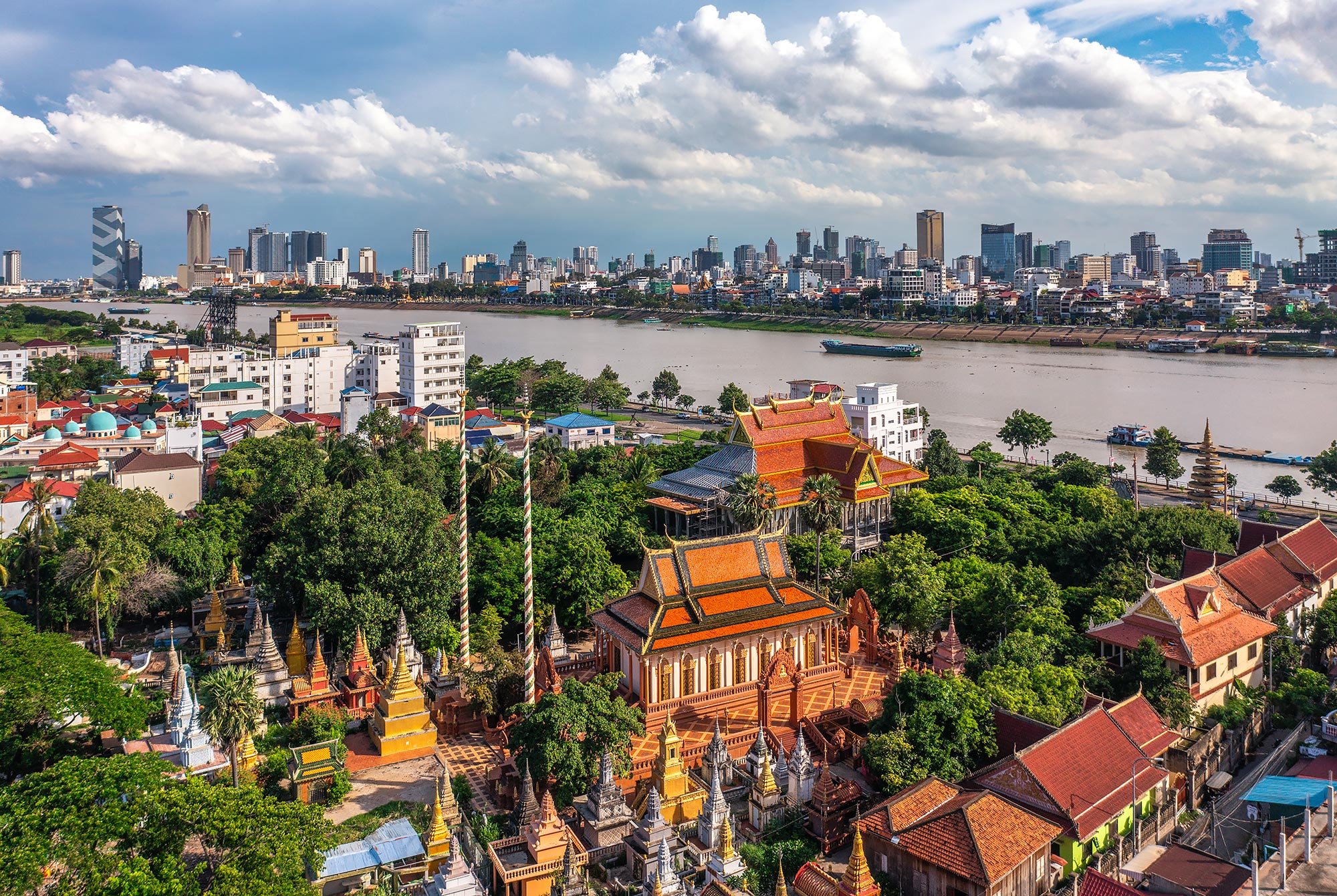 Wat Pothiyaram & Wat Chas Chroom Changva Phnom Penh