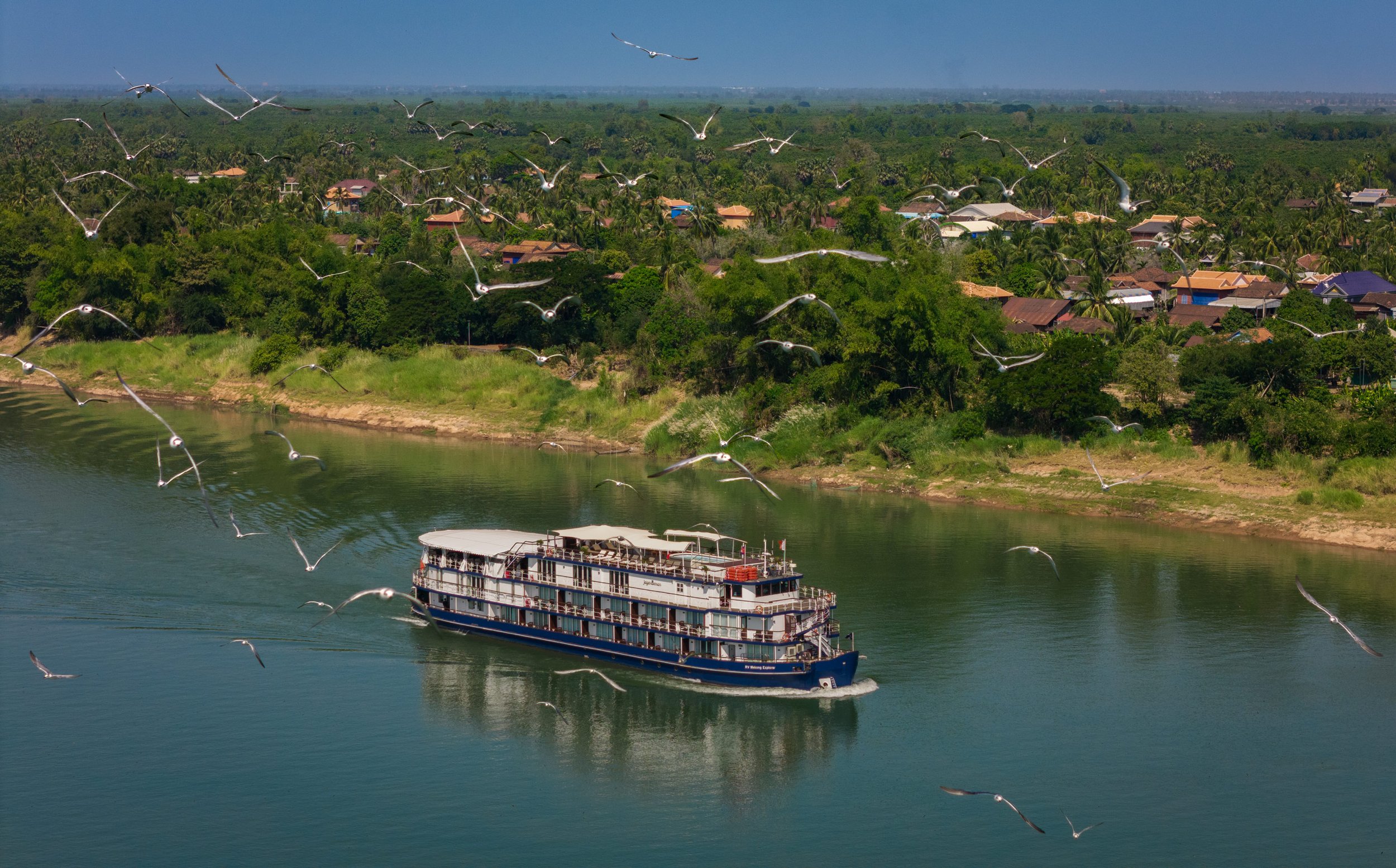 Heritage Line Cruises Tonle Sap river Cambodia