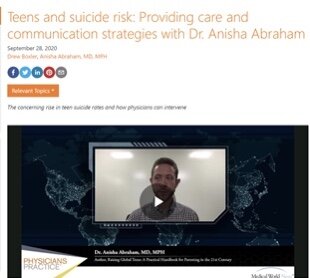 Teens and suicide risk: Providing care and communication strategies with Dr. Anisha Abraham