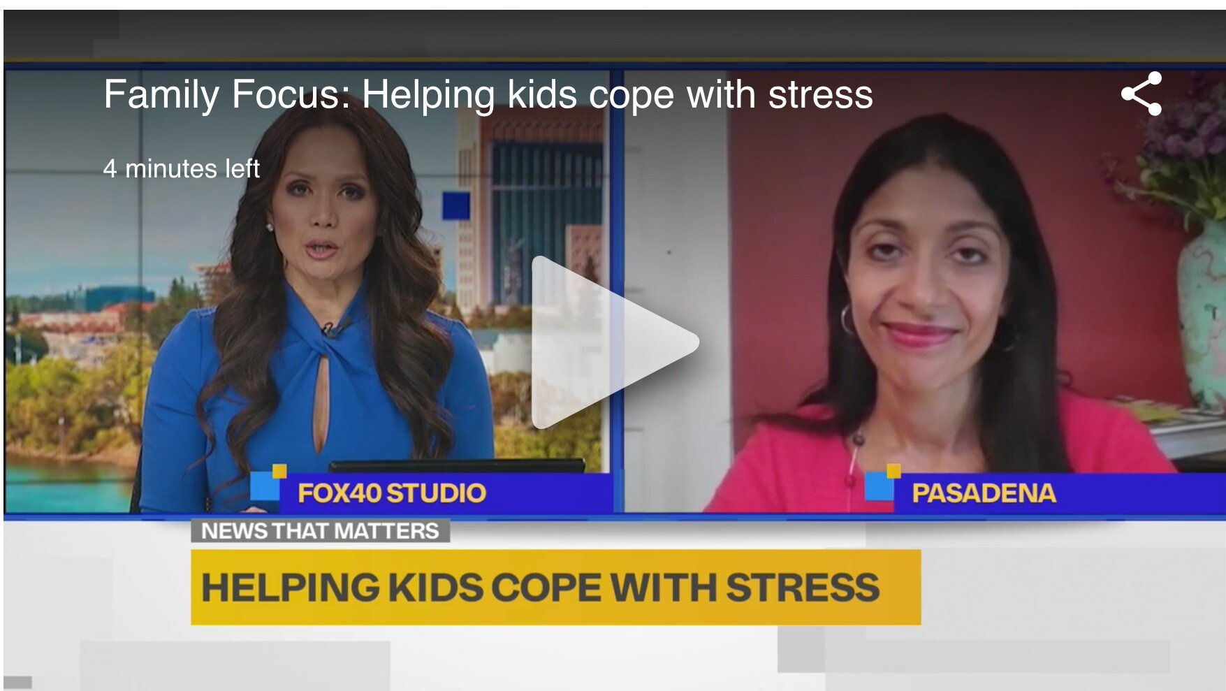 Family Focus: Helping Kids Cope with Stress