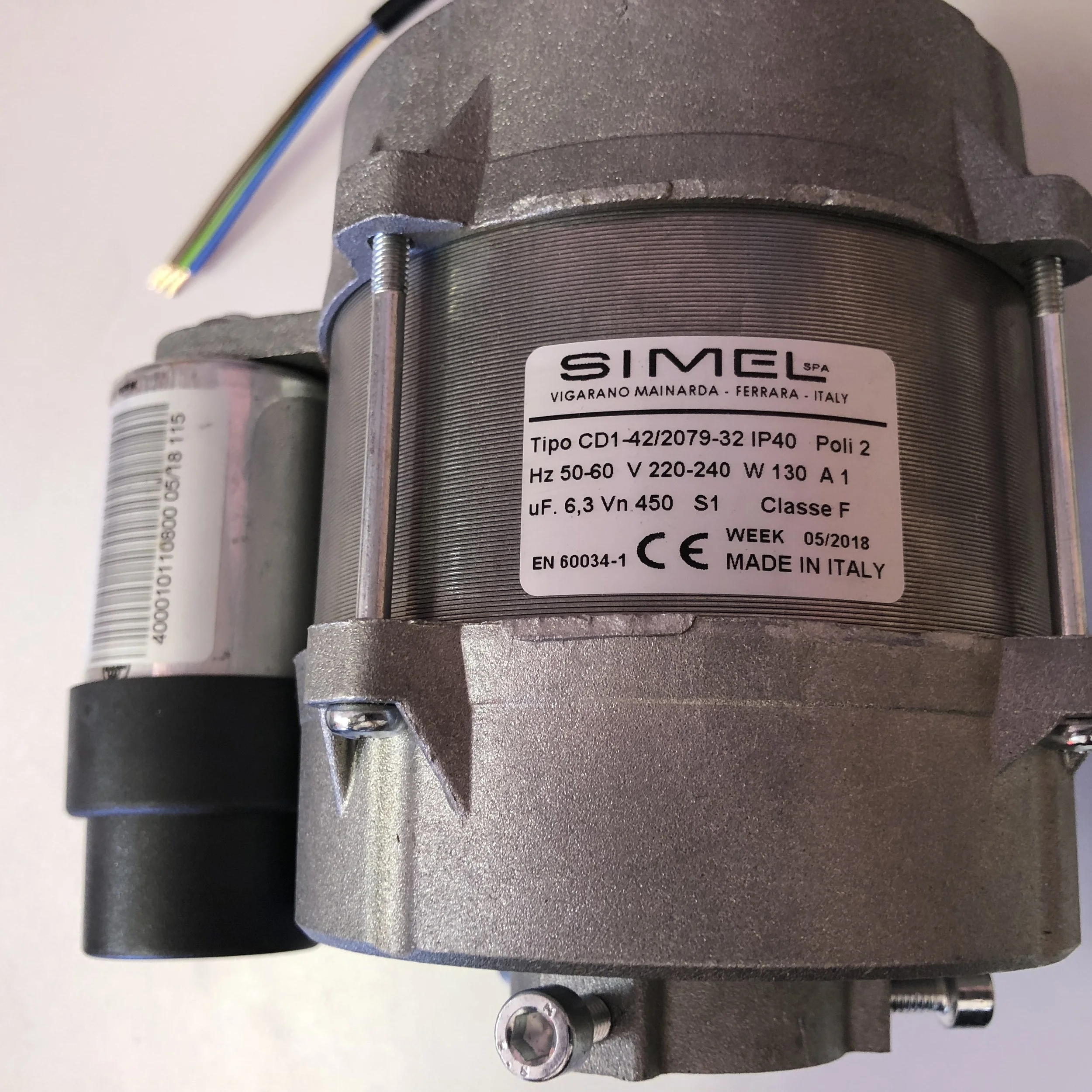 130W Direct Drive Motor Ecoflam/Monoflame MAX 12 (65322873)