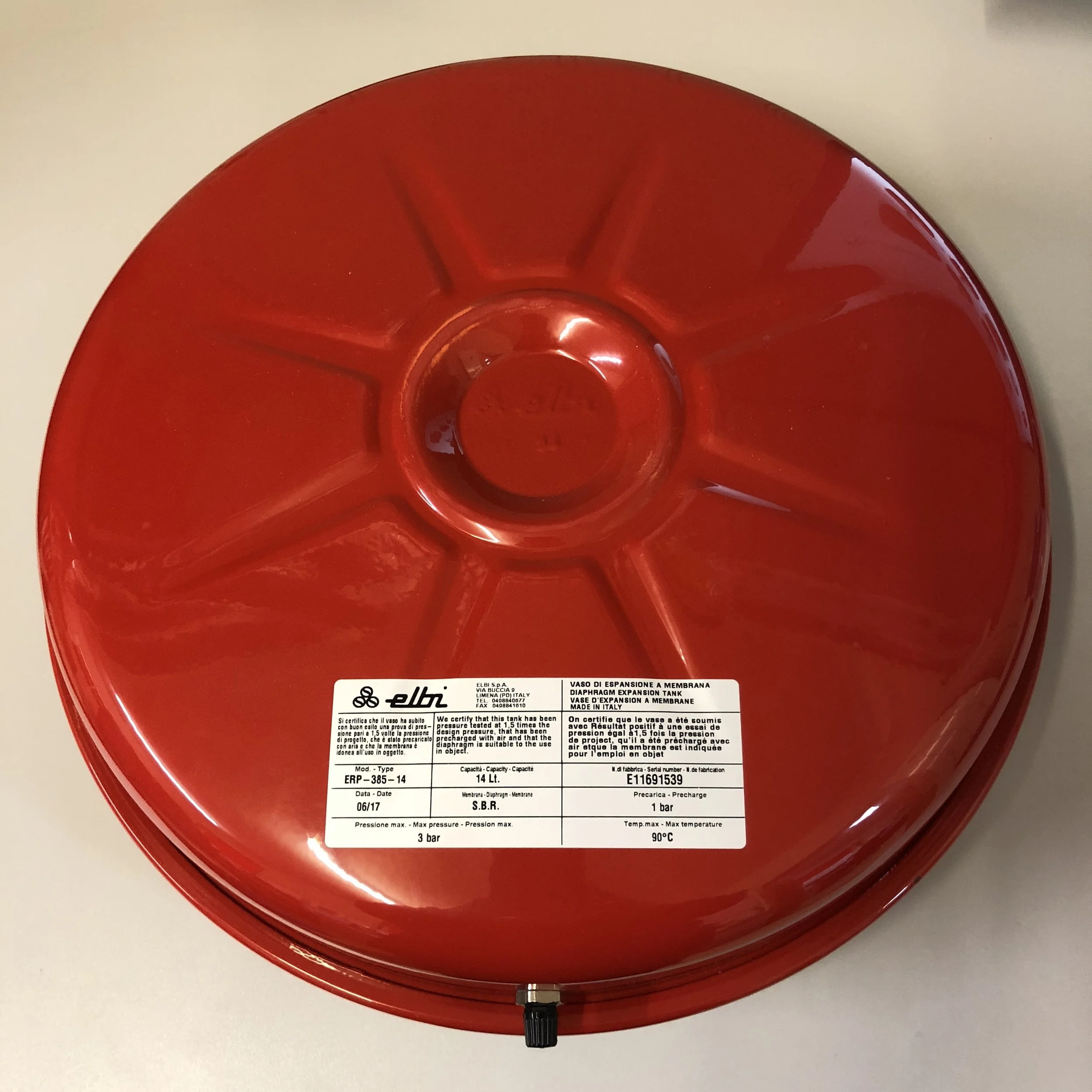 14 Litre Round Expansion Vessel EXP03