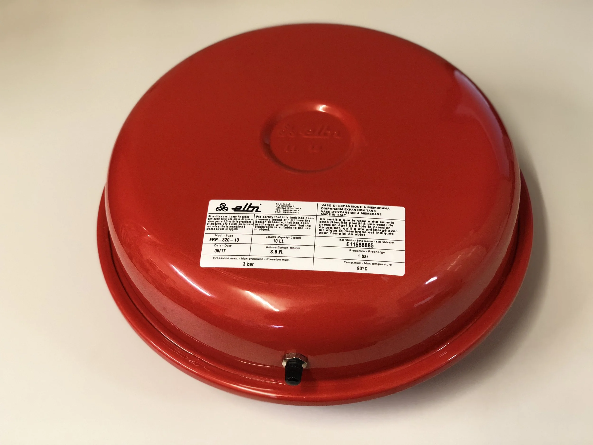 10LT Round Expansion Vessel EXP01