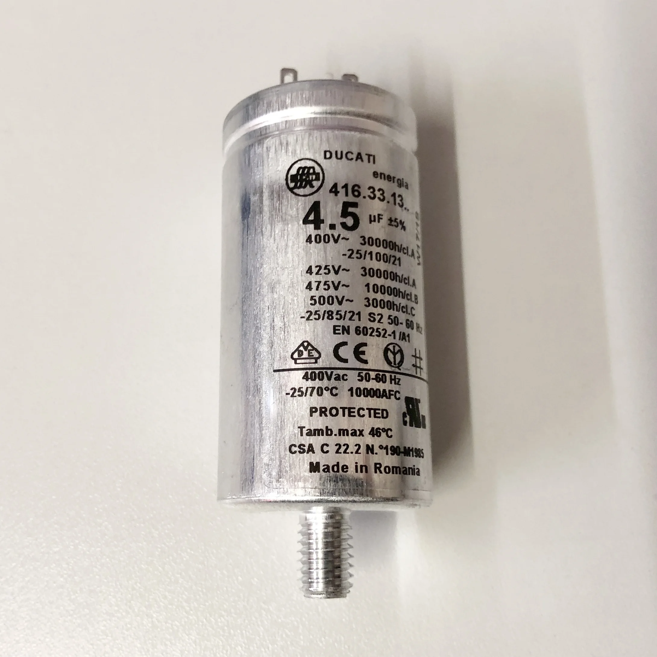 Riello 4.5UF Small Spades Threaded Base Ducati RBS149B