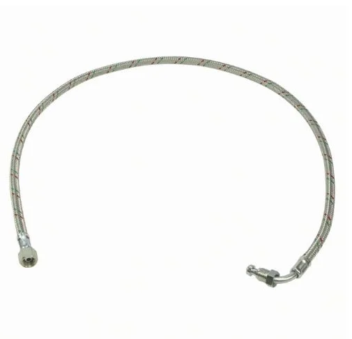 1/4" Male Elbow X 3/8" Female Straight 900mm Braided Oil Line (RDB) OIL/L01