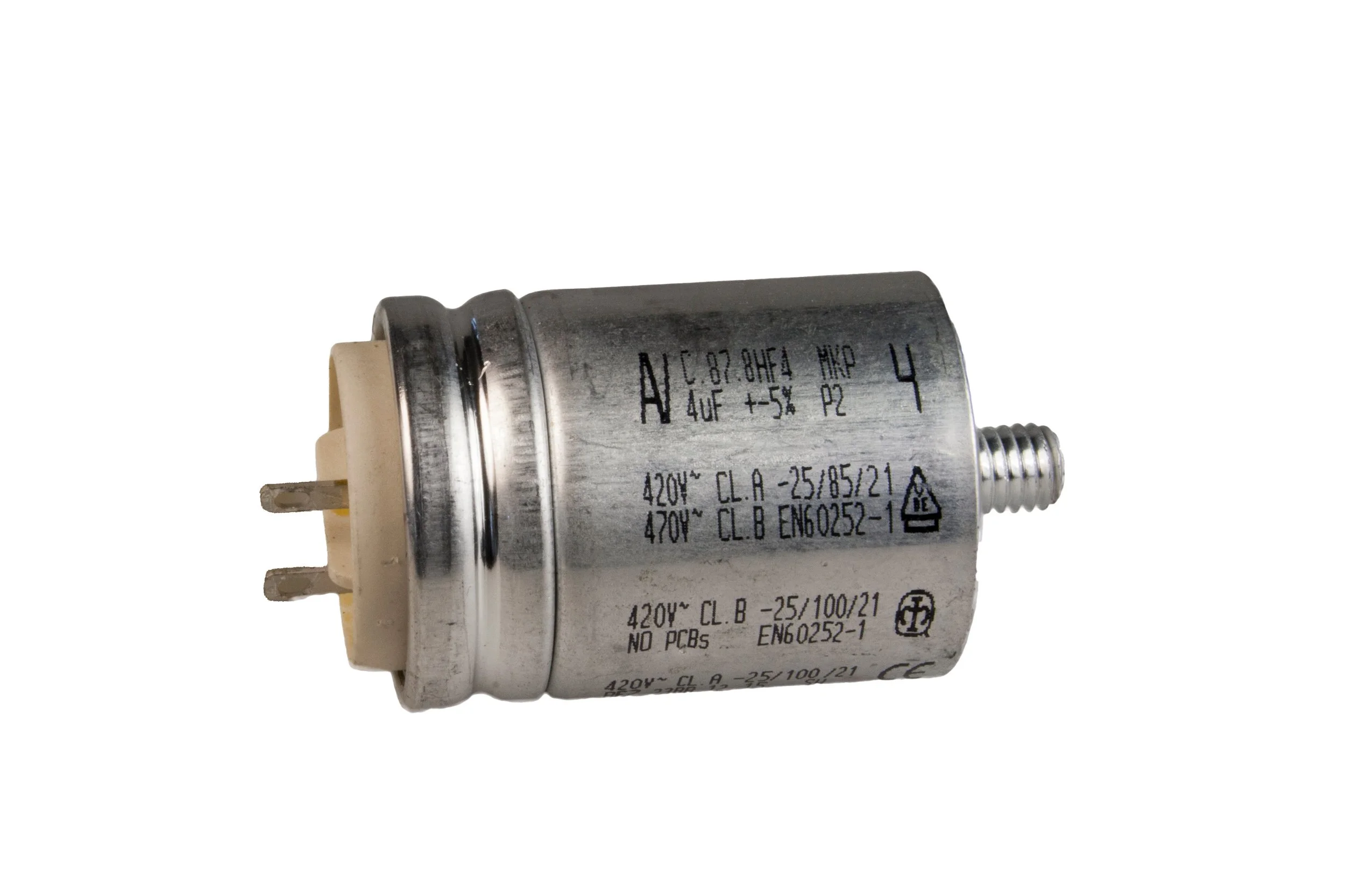 Capacitor 4uF with small spades