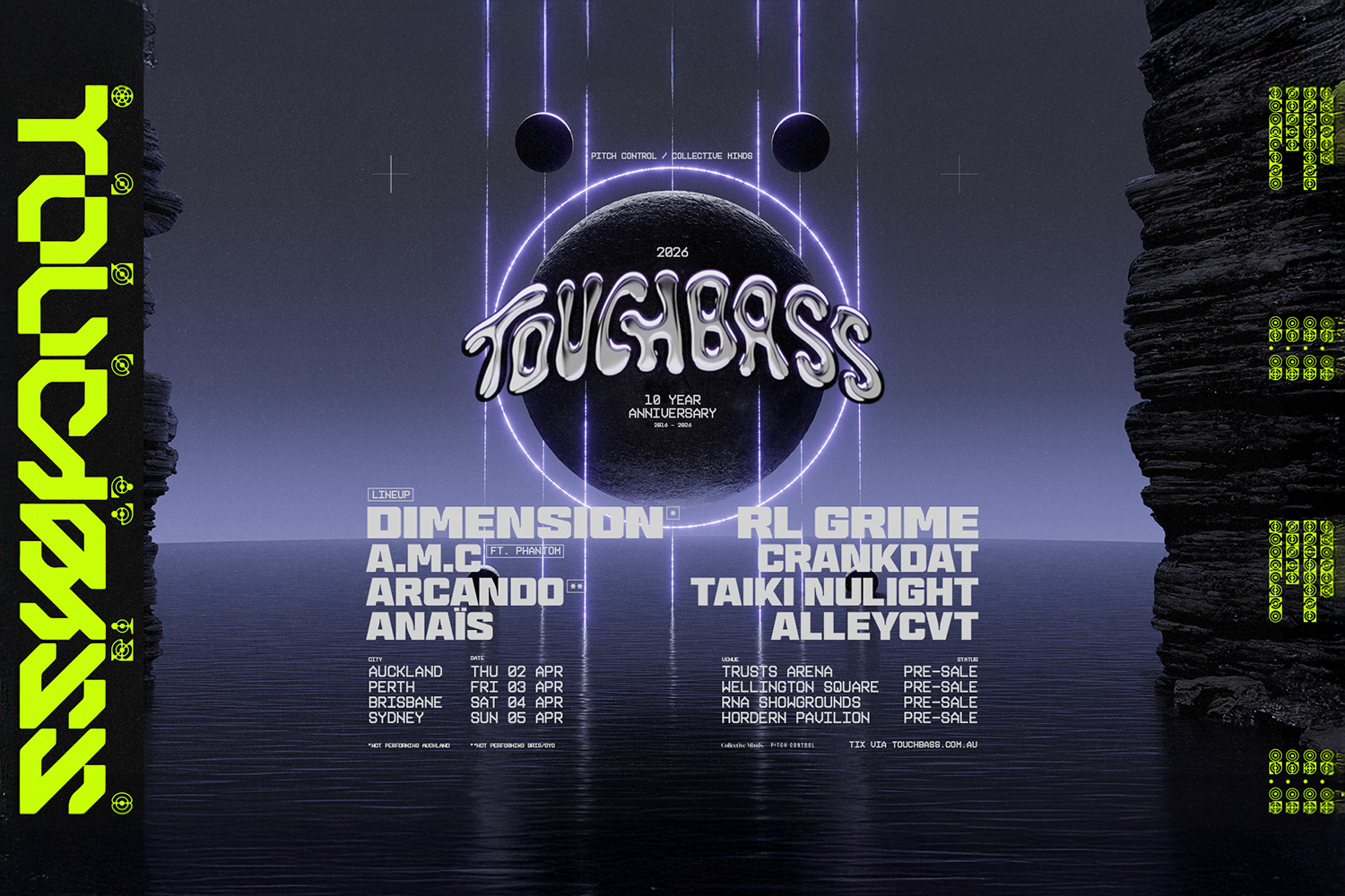 Touch Bass | AU and NZ Tour 2026