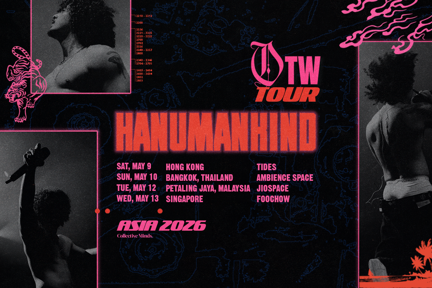 Hanumankind 2026 OTW Asia Tour