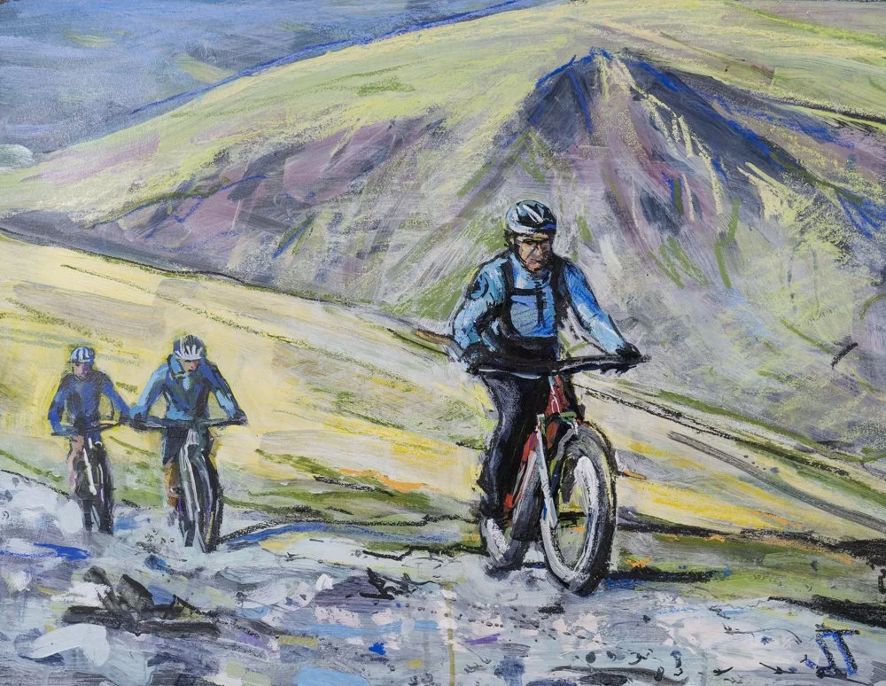Mountain Bikers, Blencathra