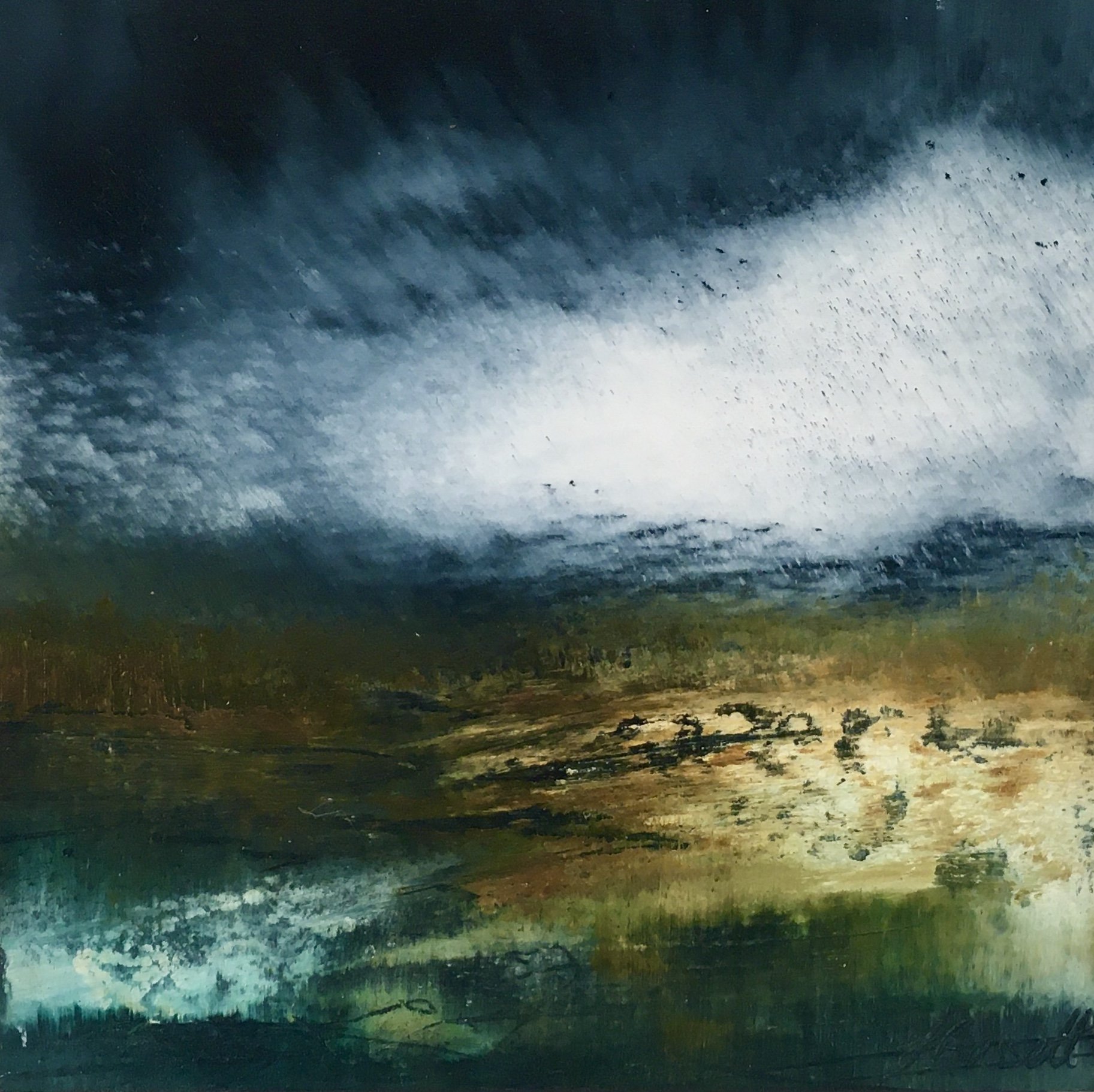 Small Abstract On Board
