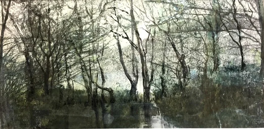 9.Lakeside+trees+-Coniston.Mixed+media+and+Monoprint+£550.jpg