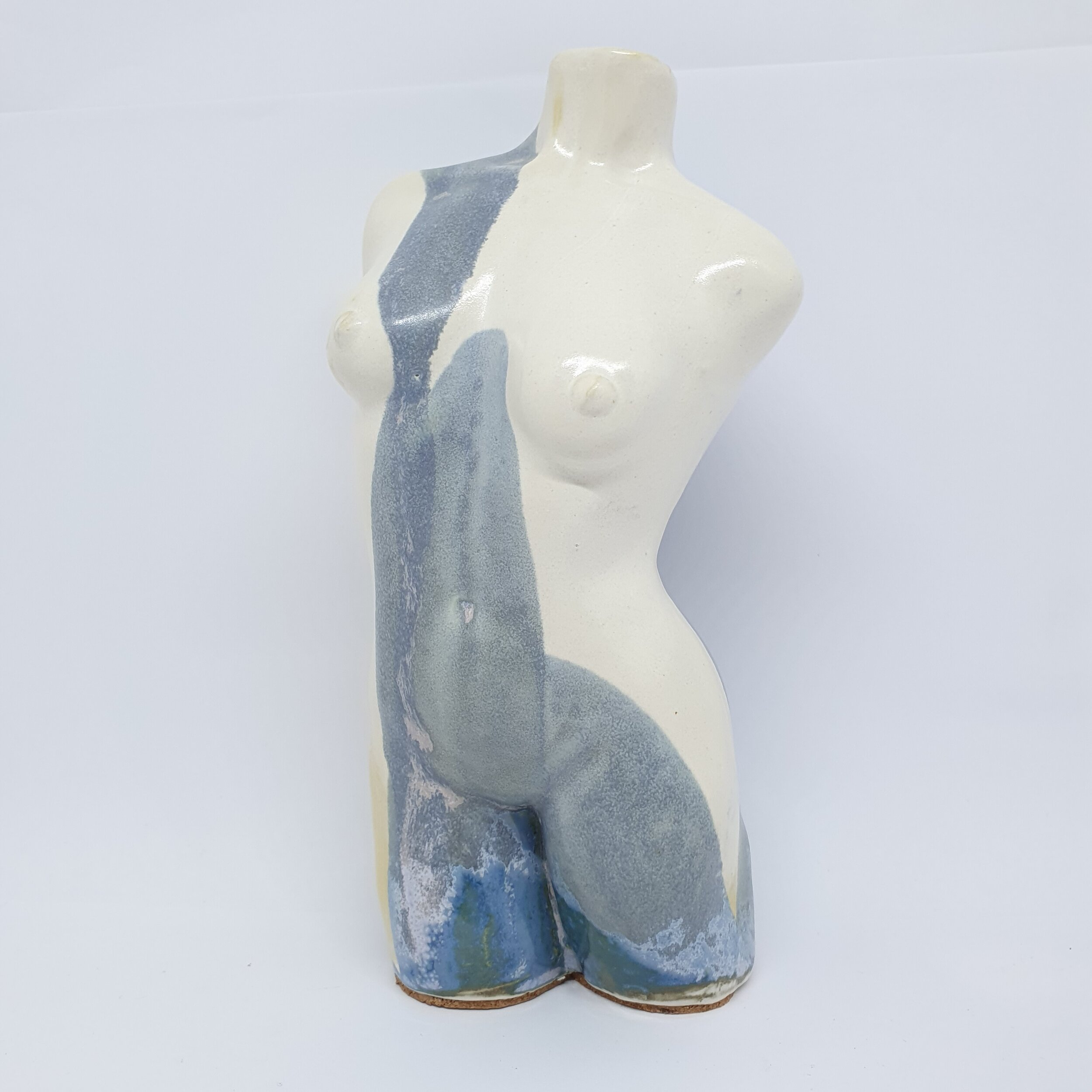 White &amp; Blue Female Torso 