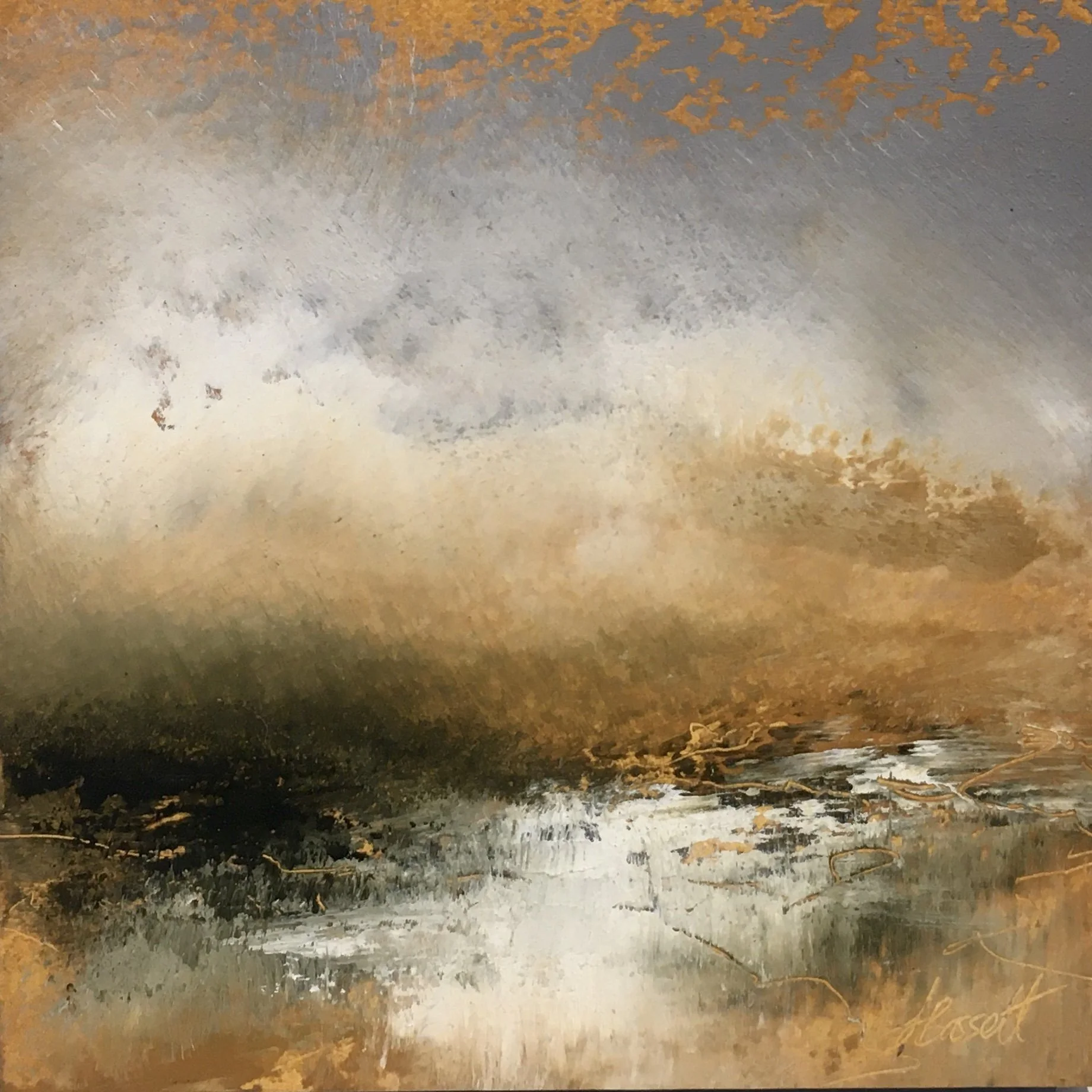 Small Abstract On Board