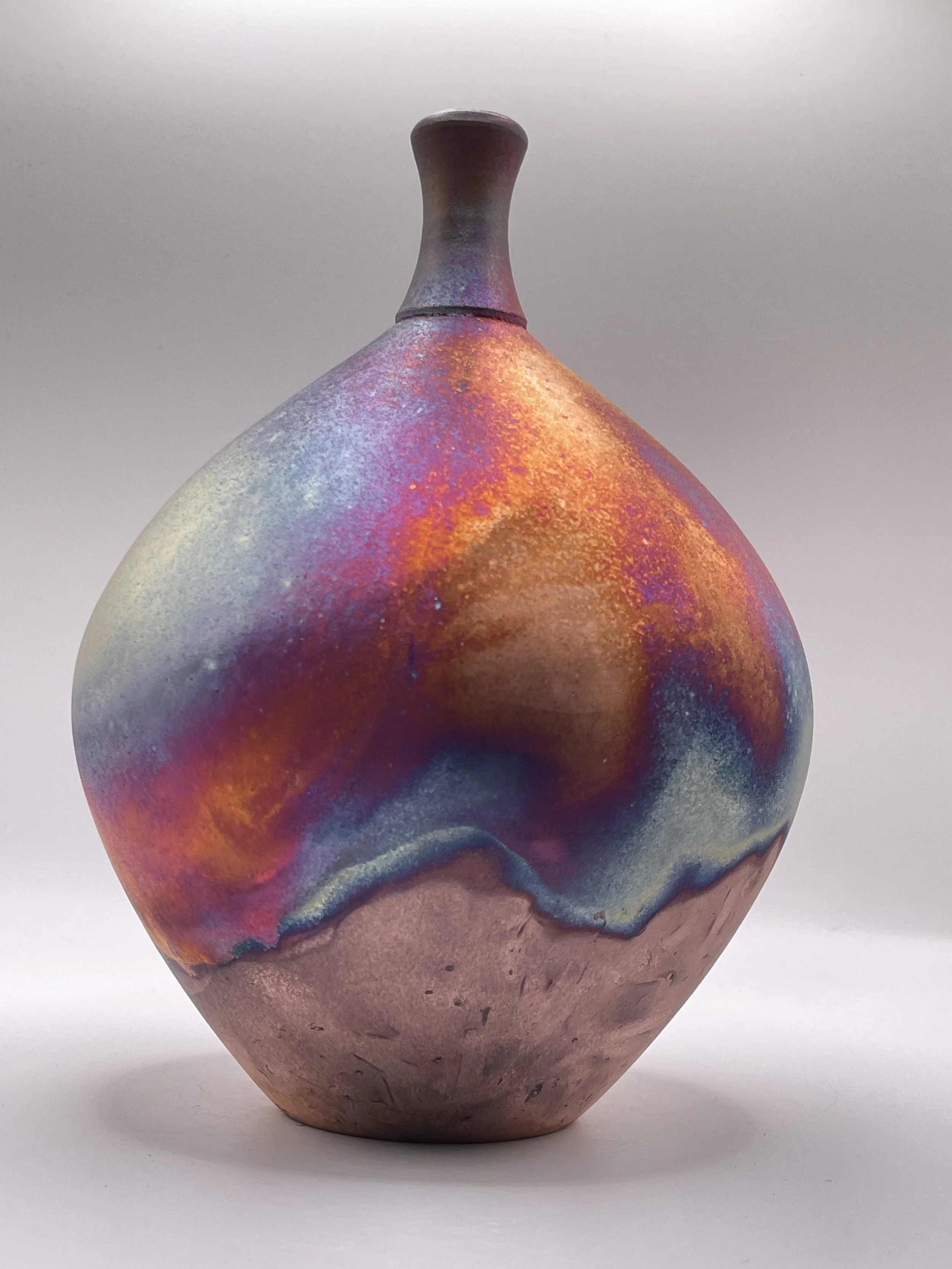Raku Bottle