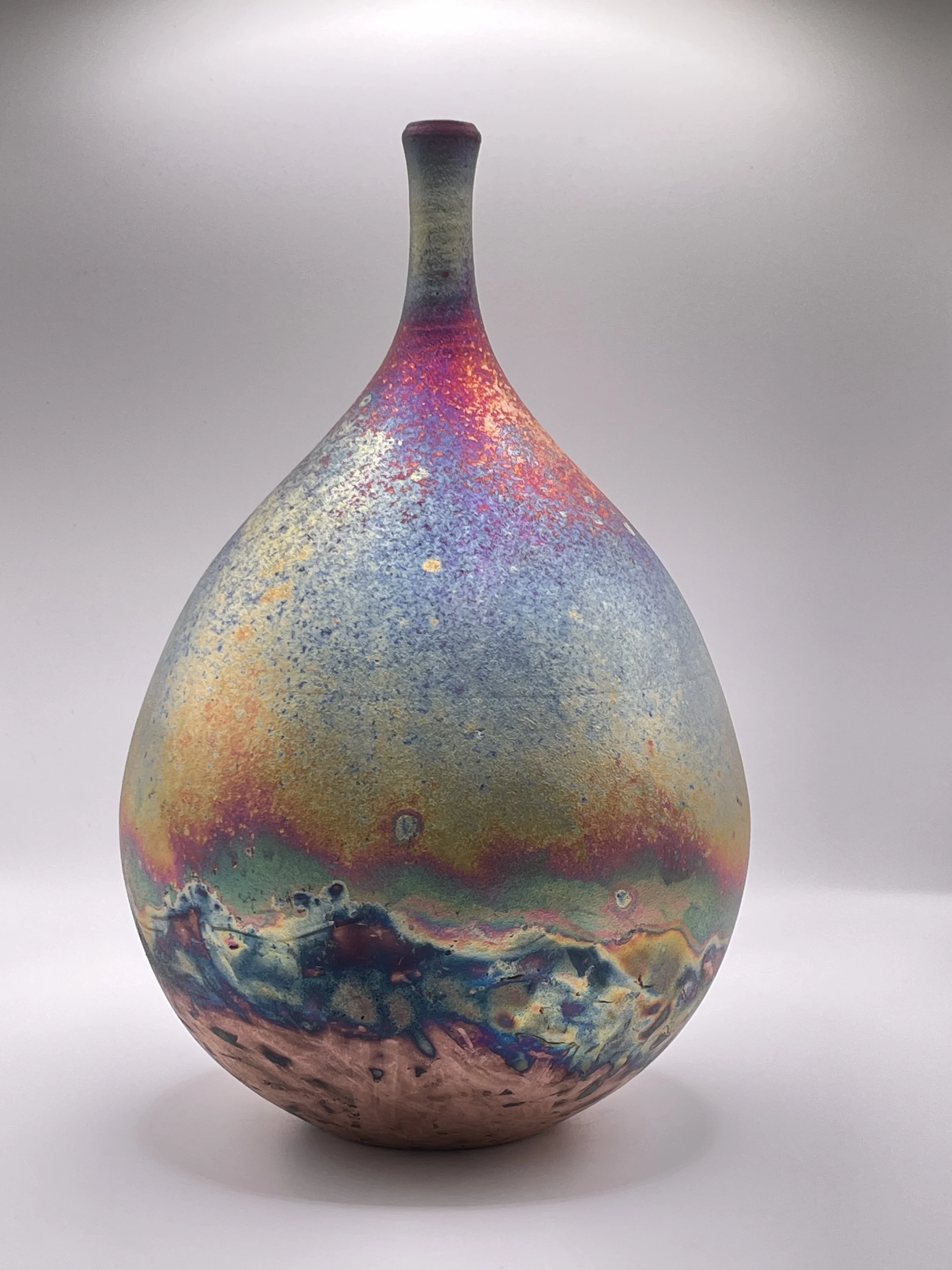 Raku Bottle