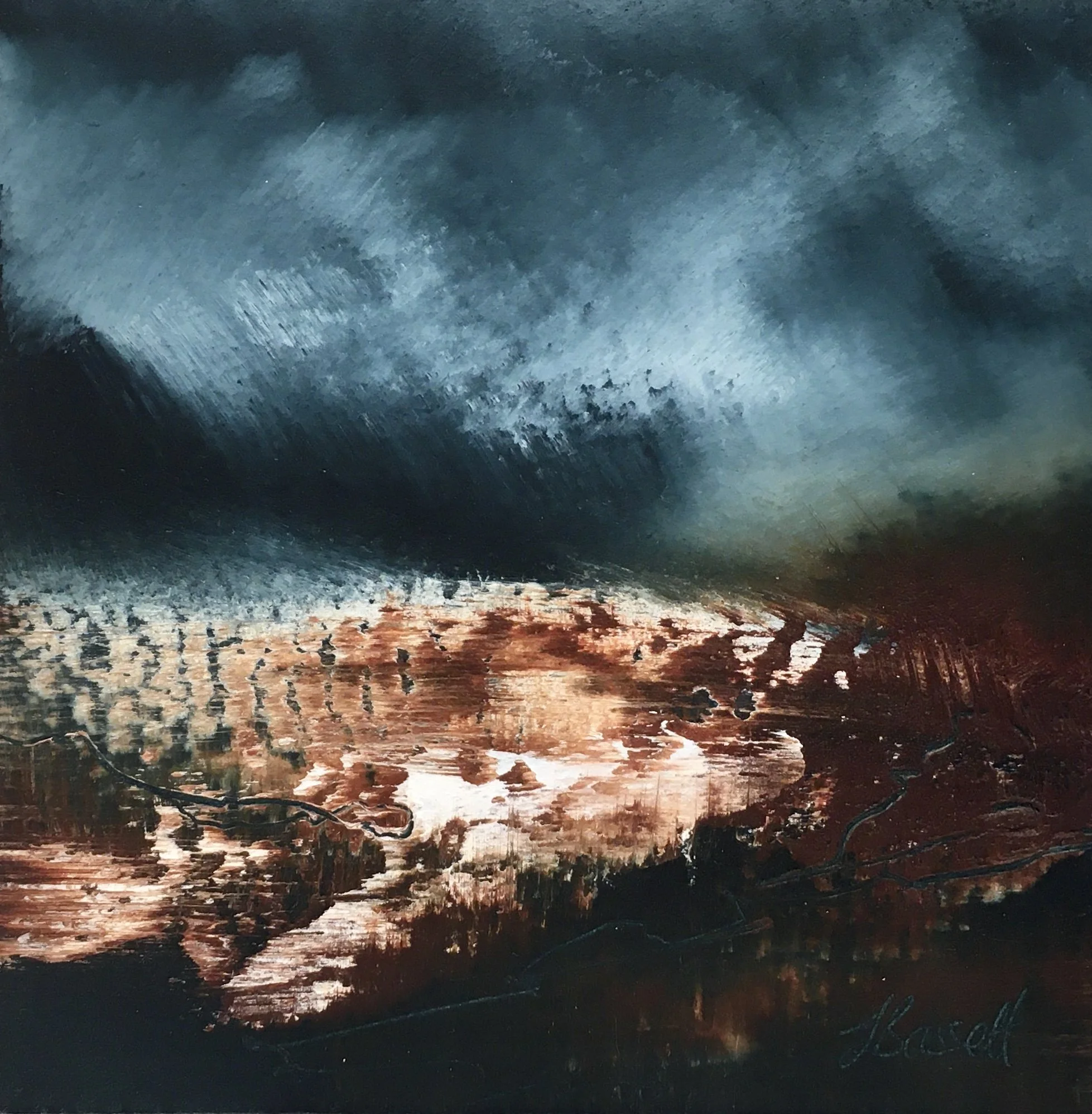 Small Abstract On Board