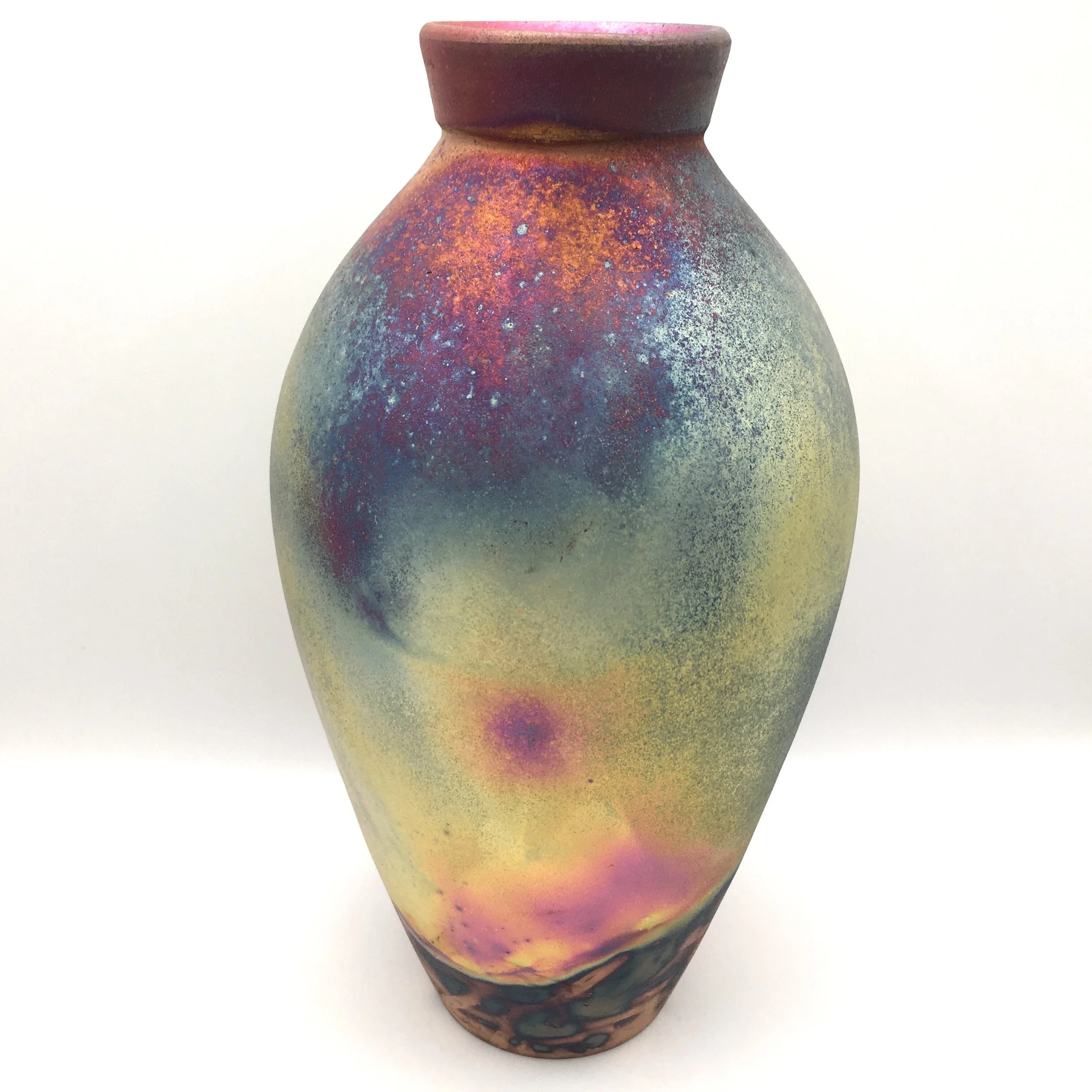 Raku Vase