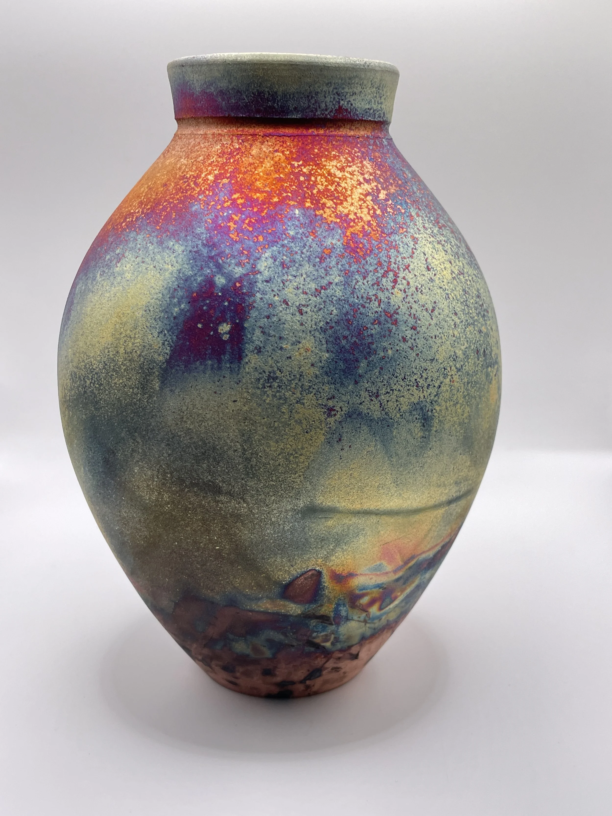 Raku Vase