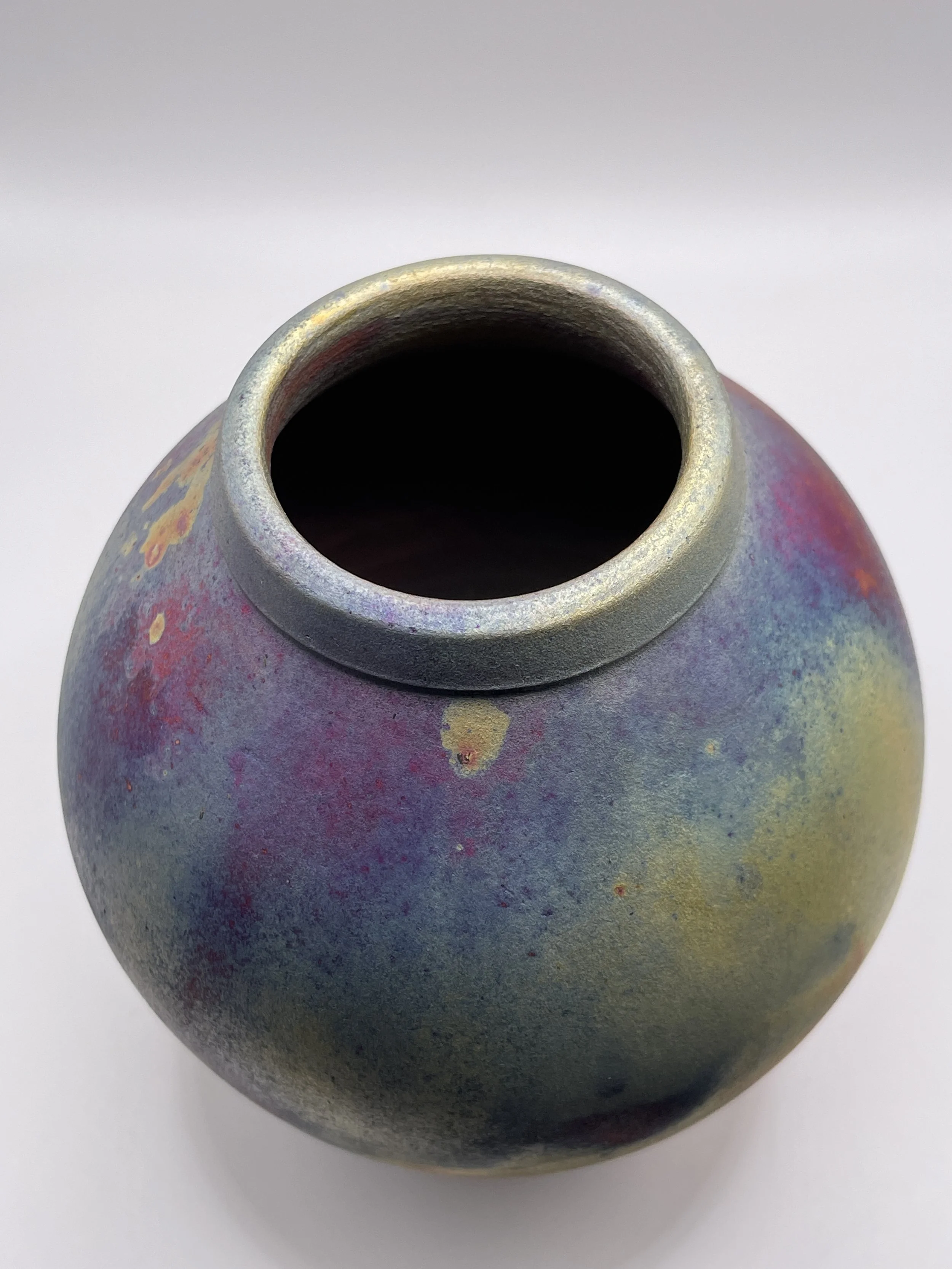 Raku Vase