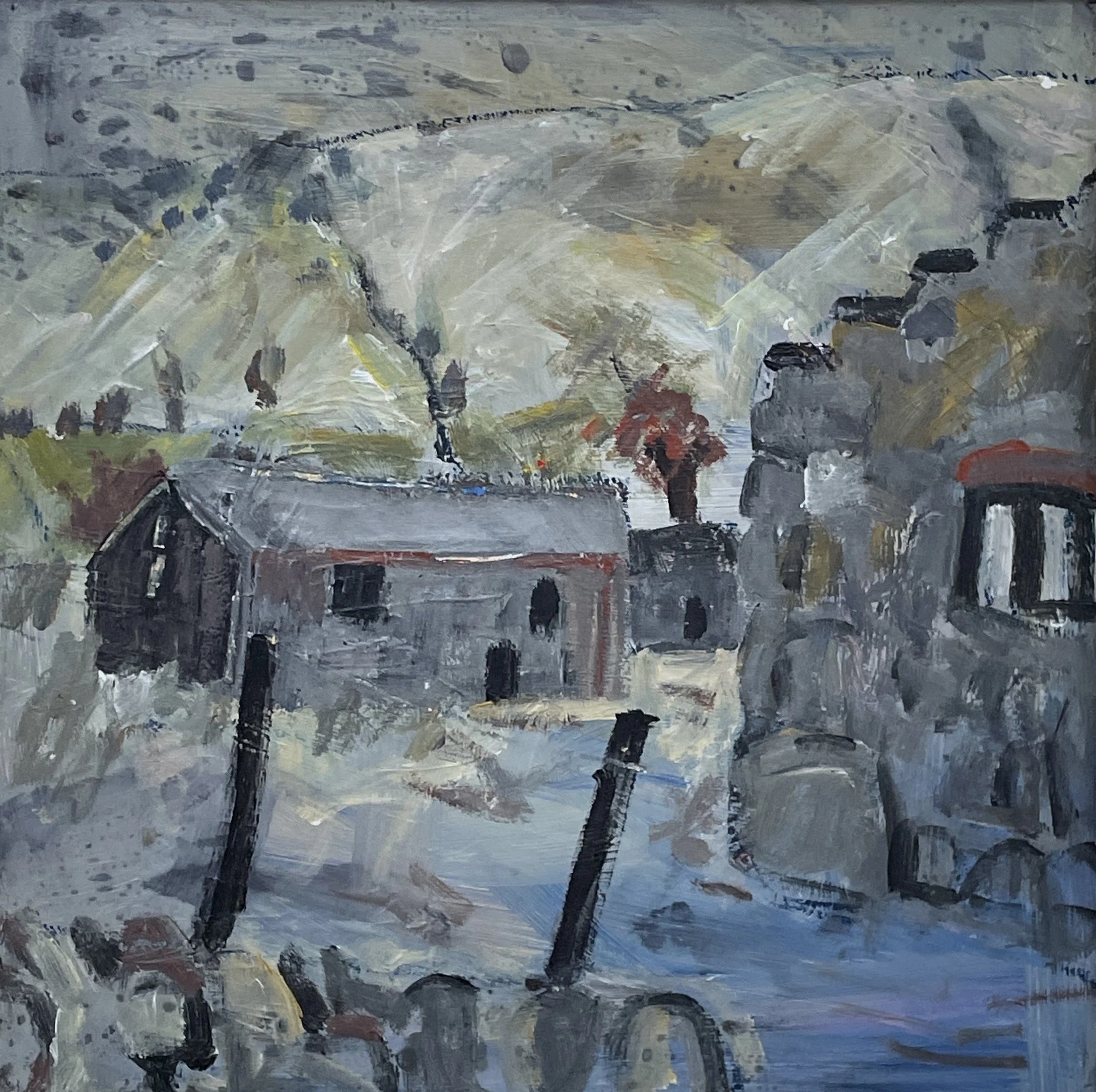 Above Martindale in the Rain