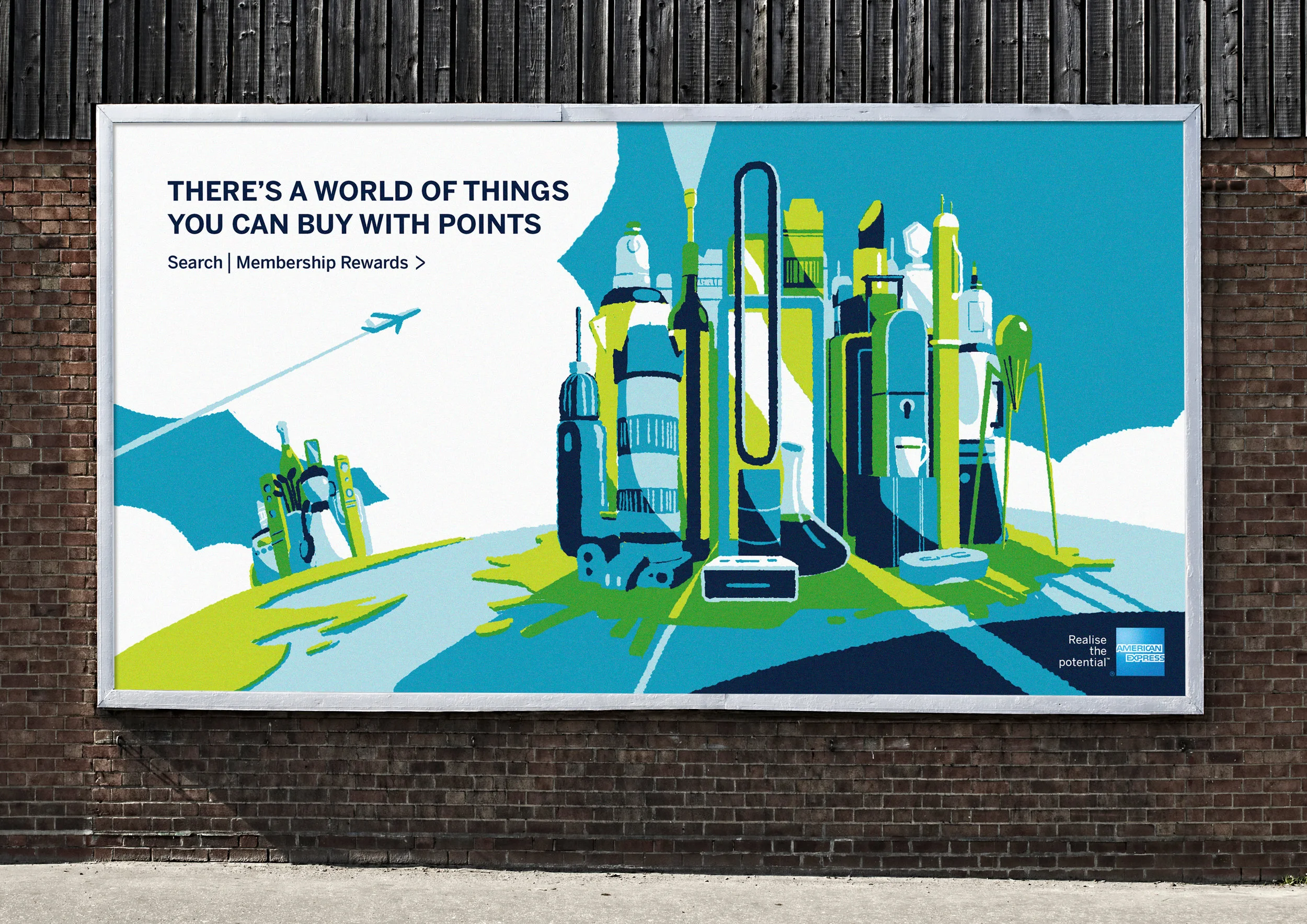 American Express poster Tom Haugomat
