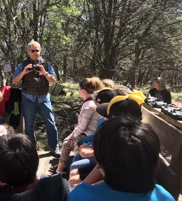 Presentation to 3rd grade class. How to use binoculars to look at birds.