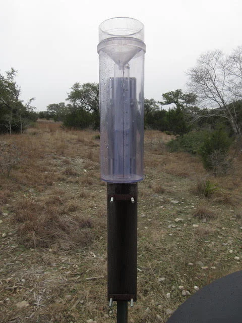 Talon Dancer’s Rain Gauge - located in MN Valley several miles east of Wimberley