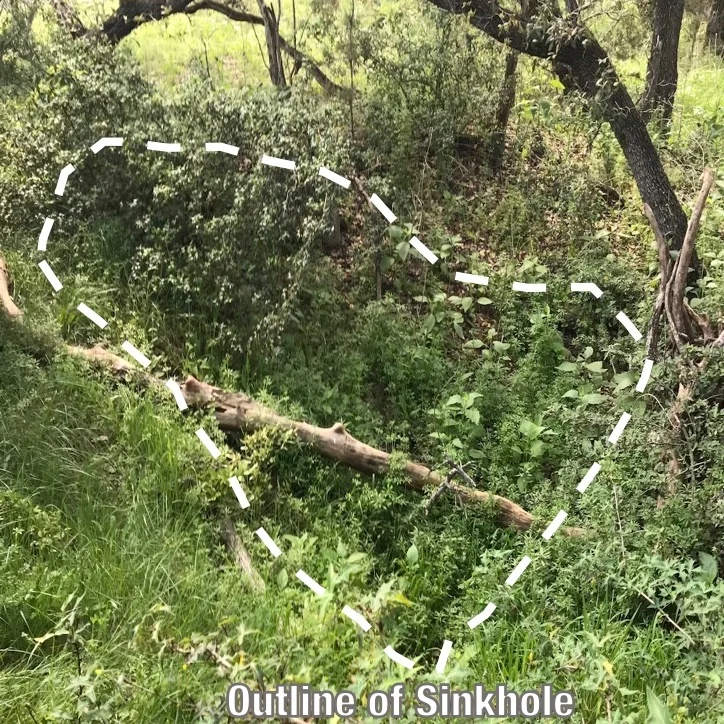 Dahlstrom location - Collapse Sinkhole
