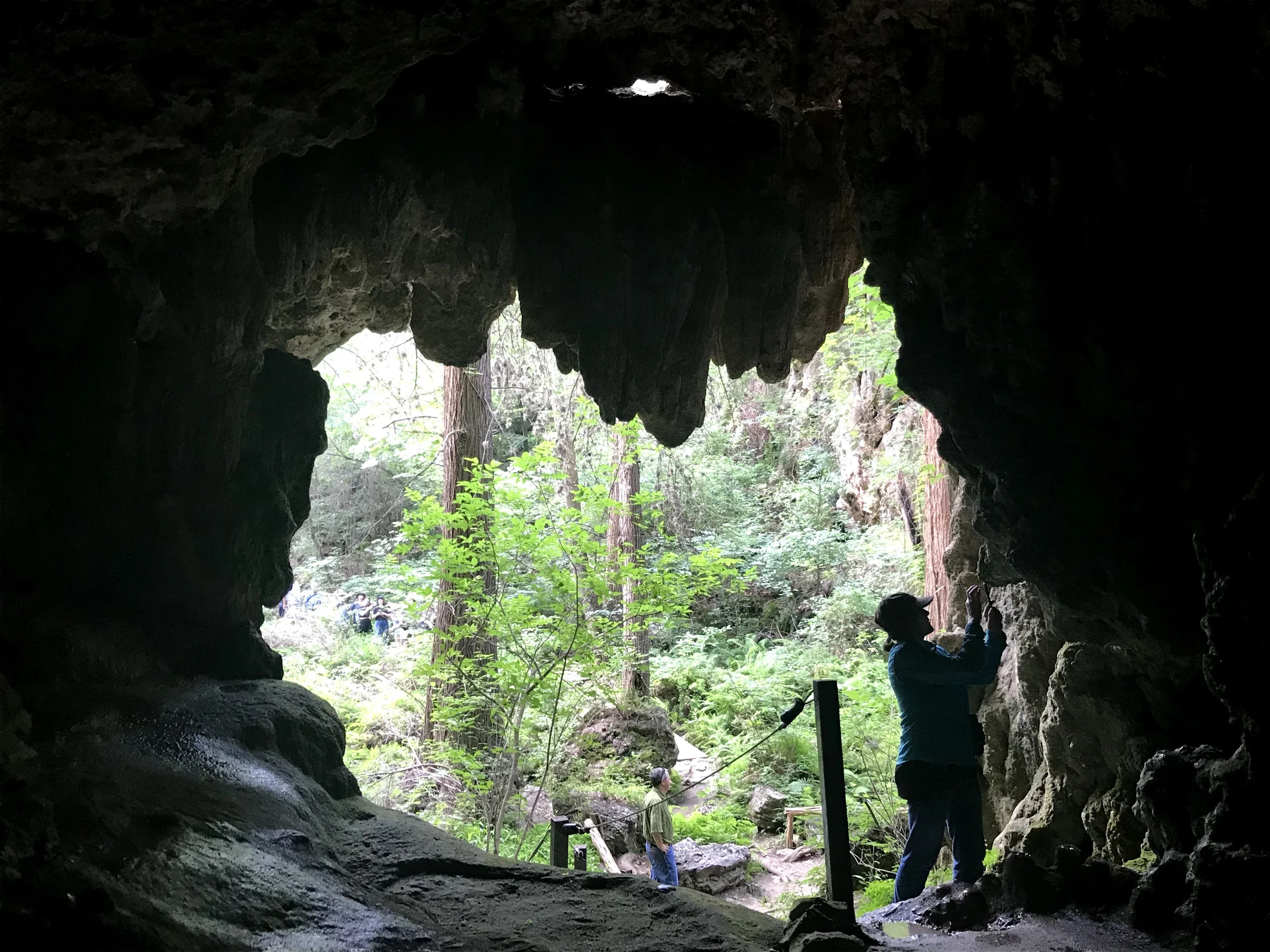 Inside the cave