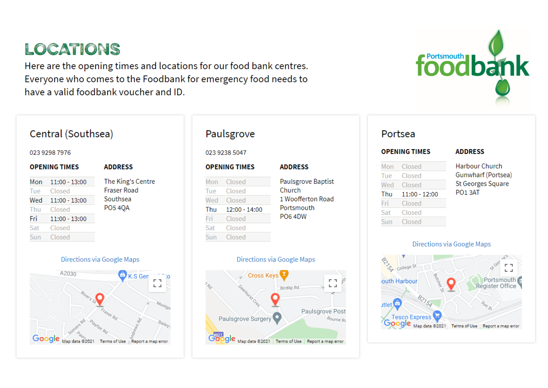 Foodbank — King's Church