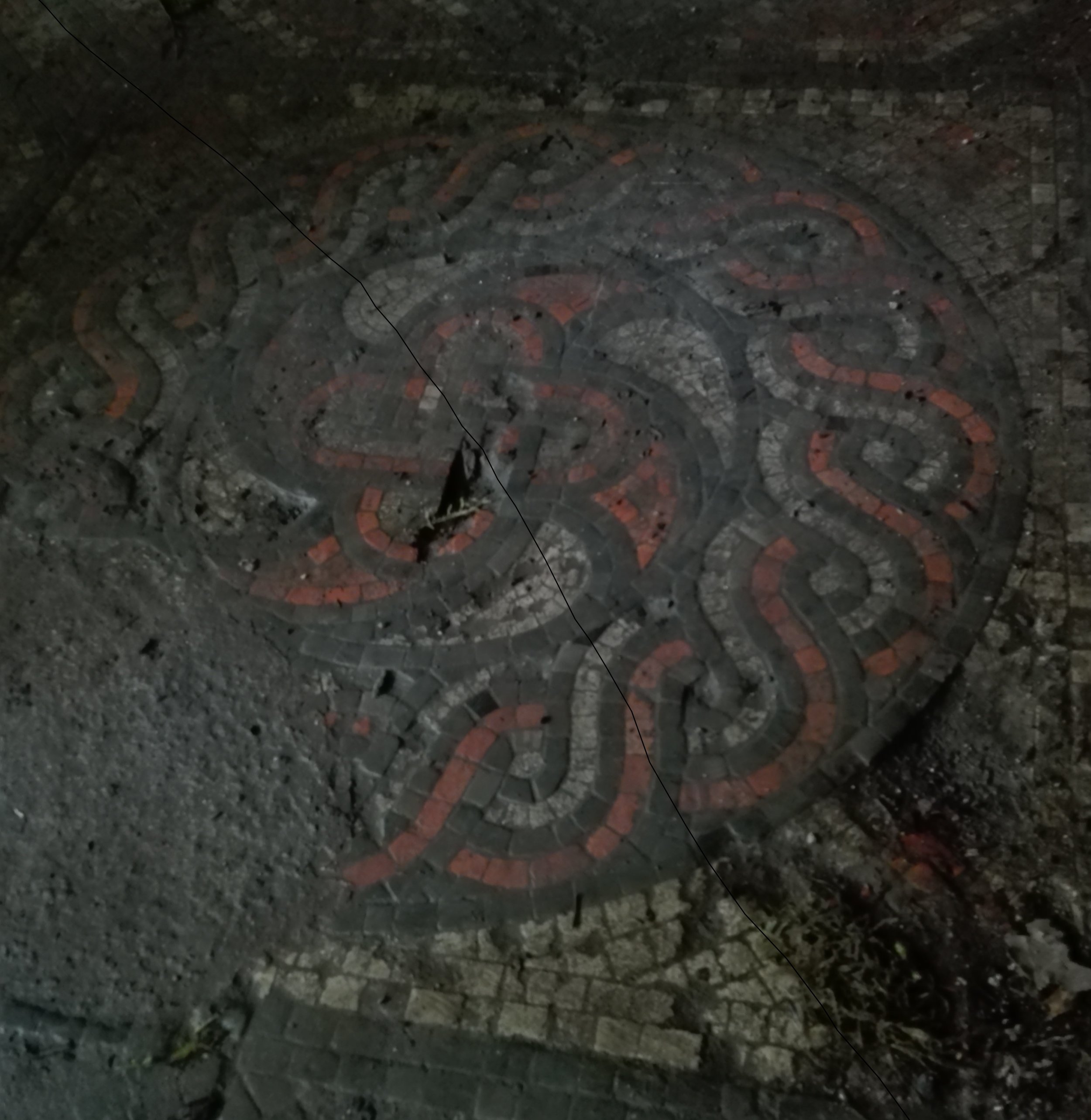 Roman Mosaic near Sudeley