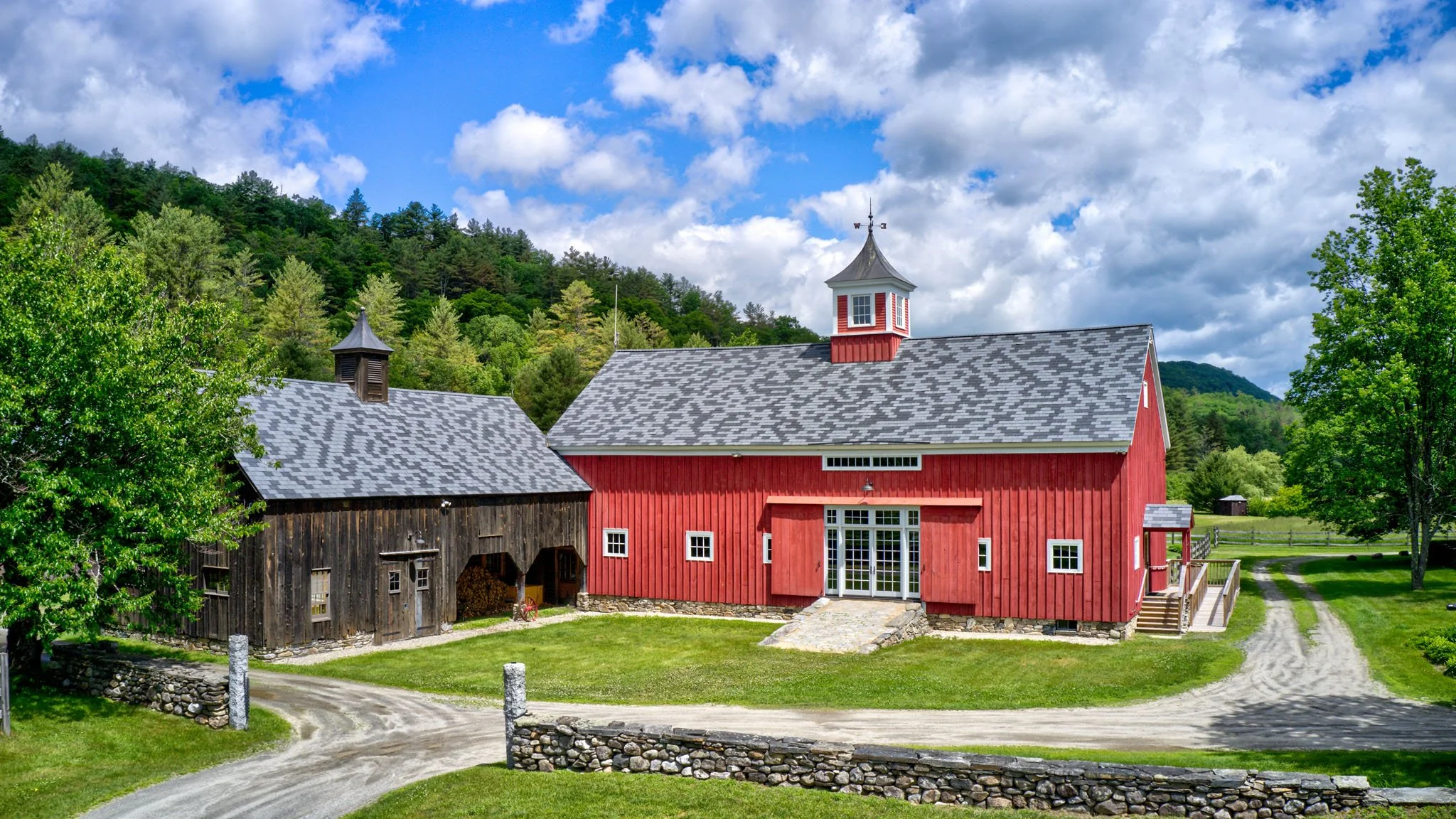 The Big Red Barn at Riverledge Farm in Grafton, Vermont — Escape to