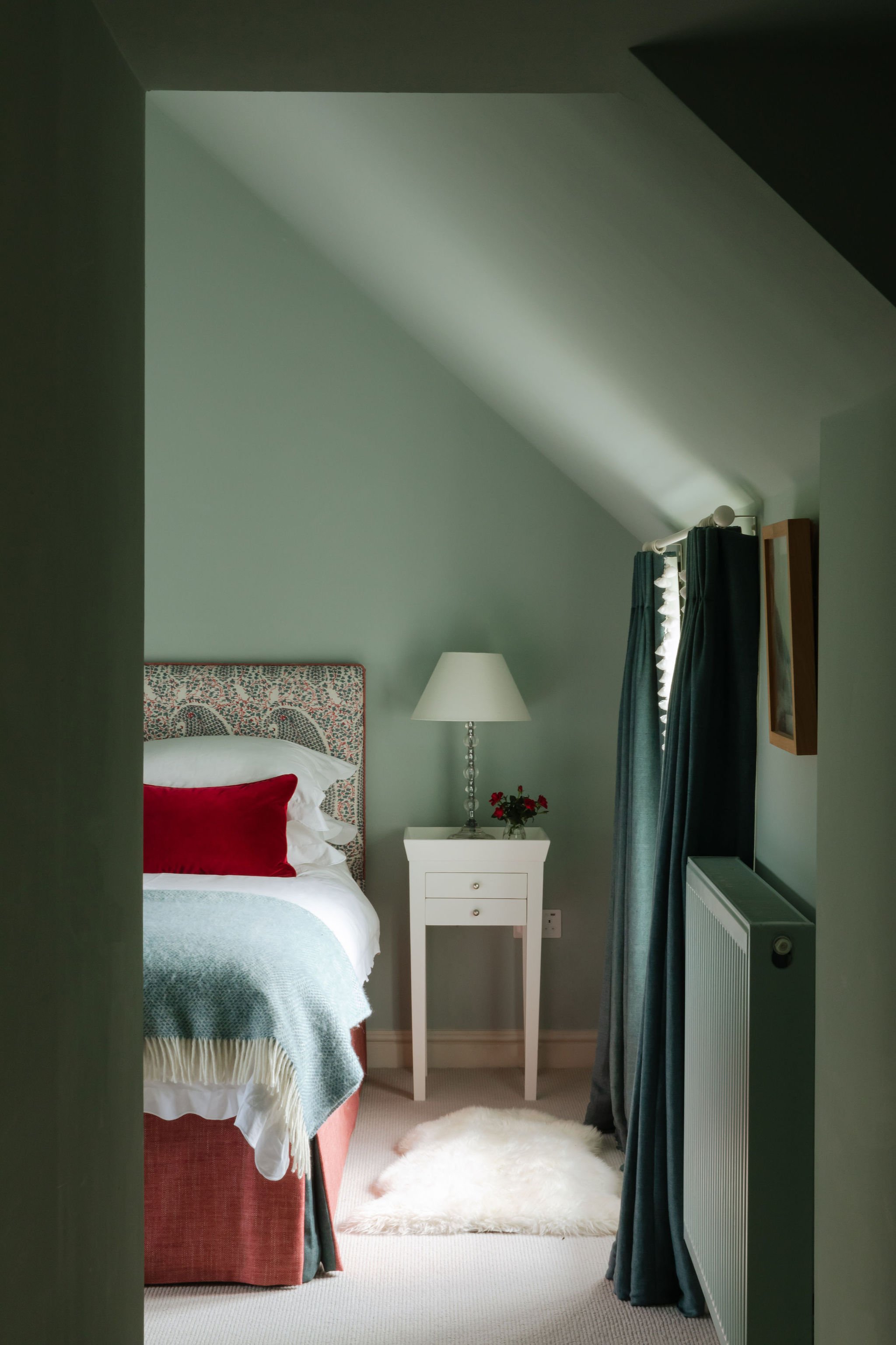 A peek through to a guest bedroom