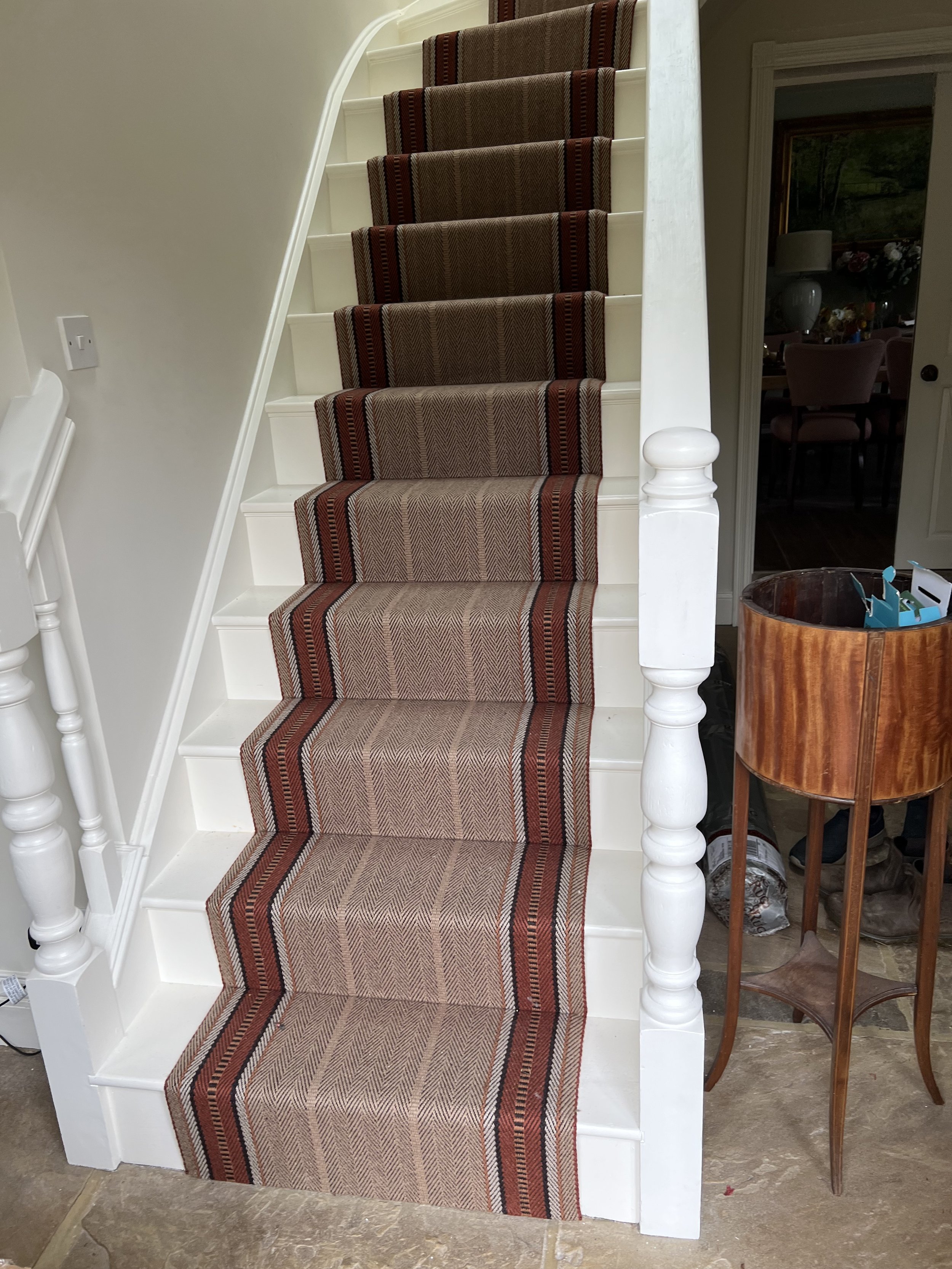 A replacement stair runner to freshen things up