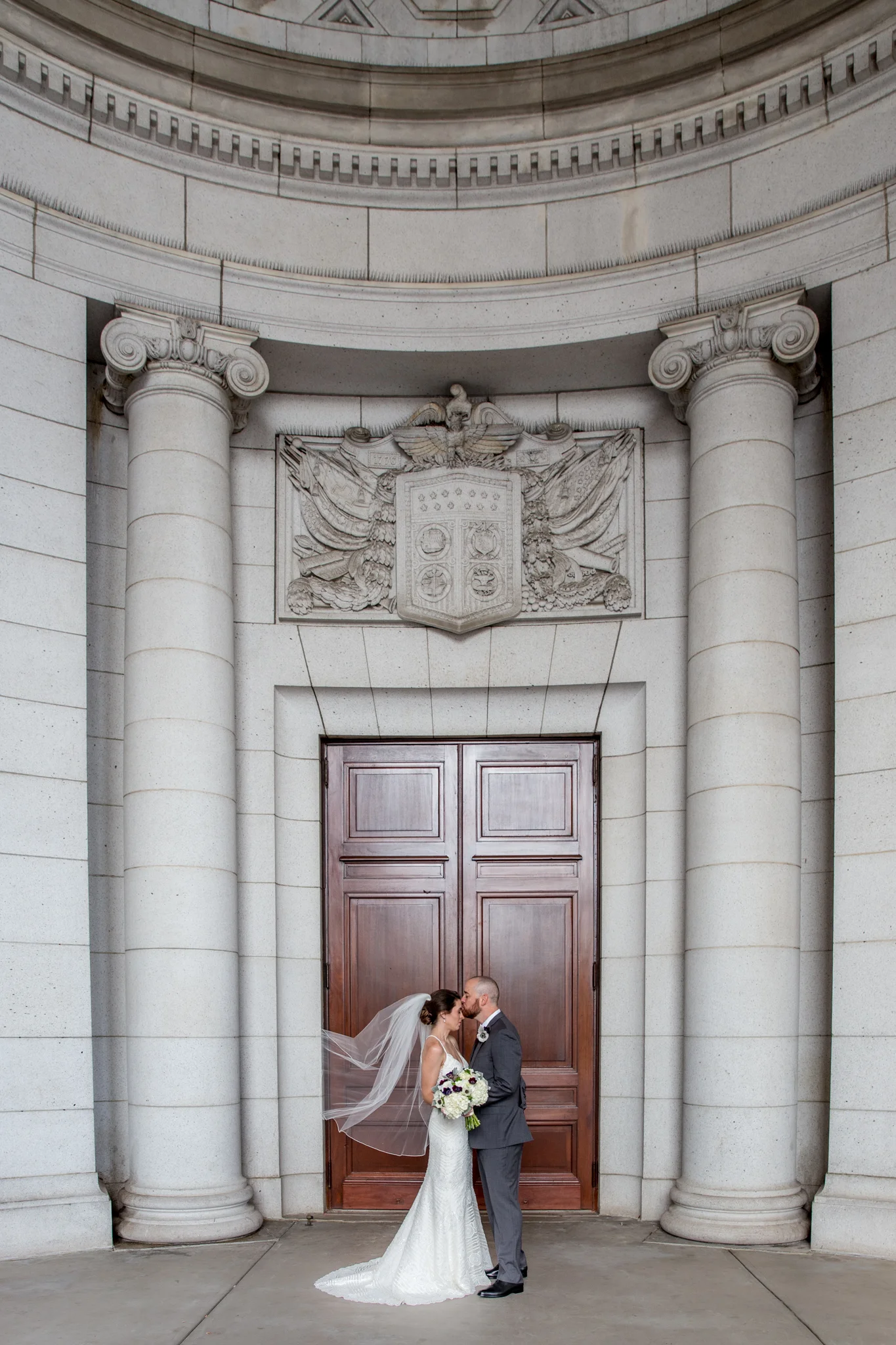 Baltimore's Best Wedding Photographer at Washington Union Station (Permit Required)