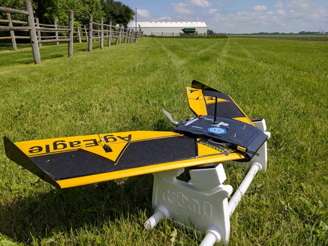 Botlink used a fixed-wing drone designed for agricultural surveys for its beyond visual line of sight (BVLOS) testing.