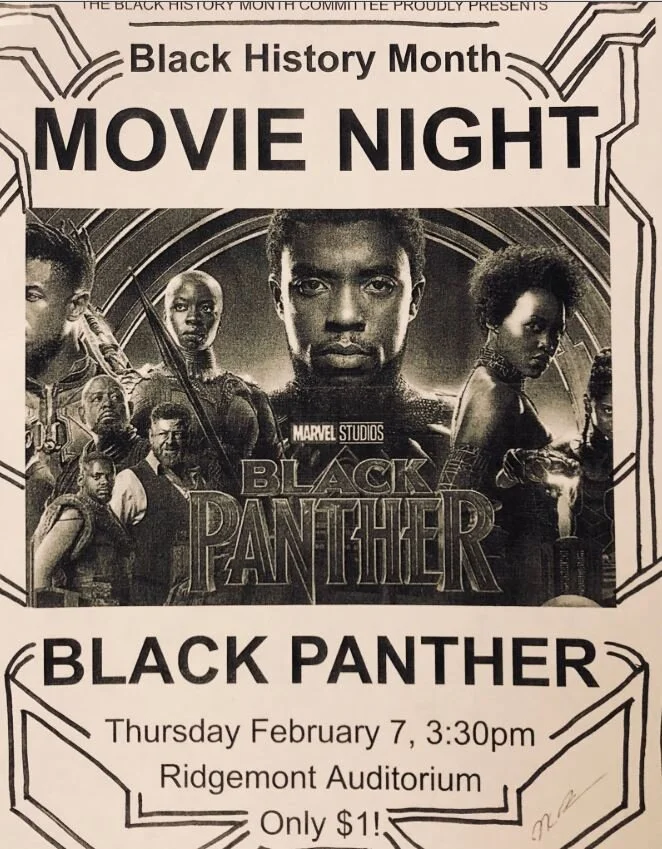 Ridgemont High School Black History Month