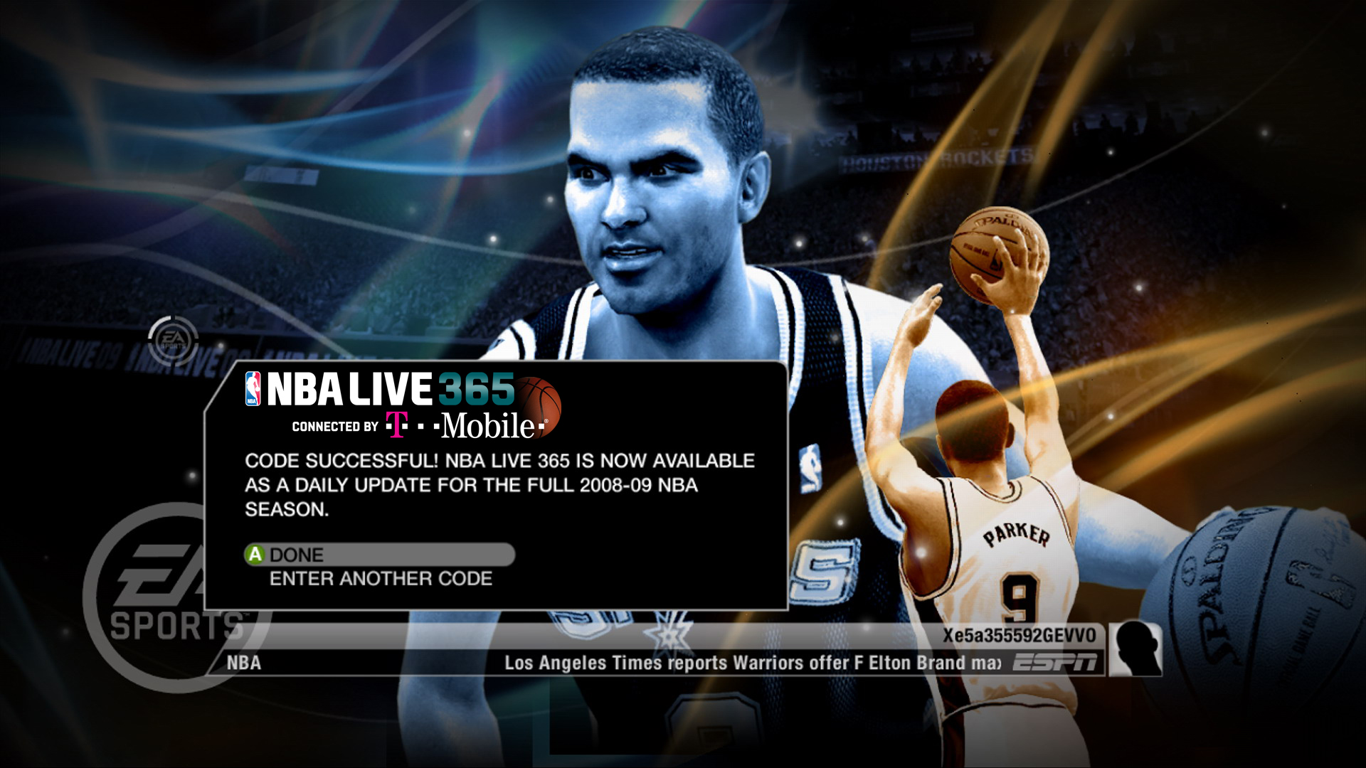 EA SPORTS NBA LIVE 09 — BMPORTFOLIO