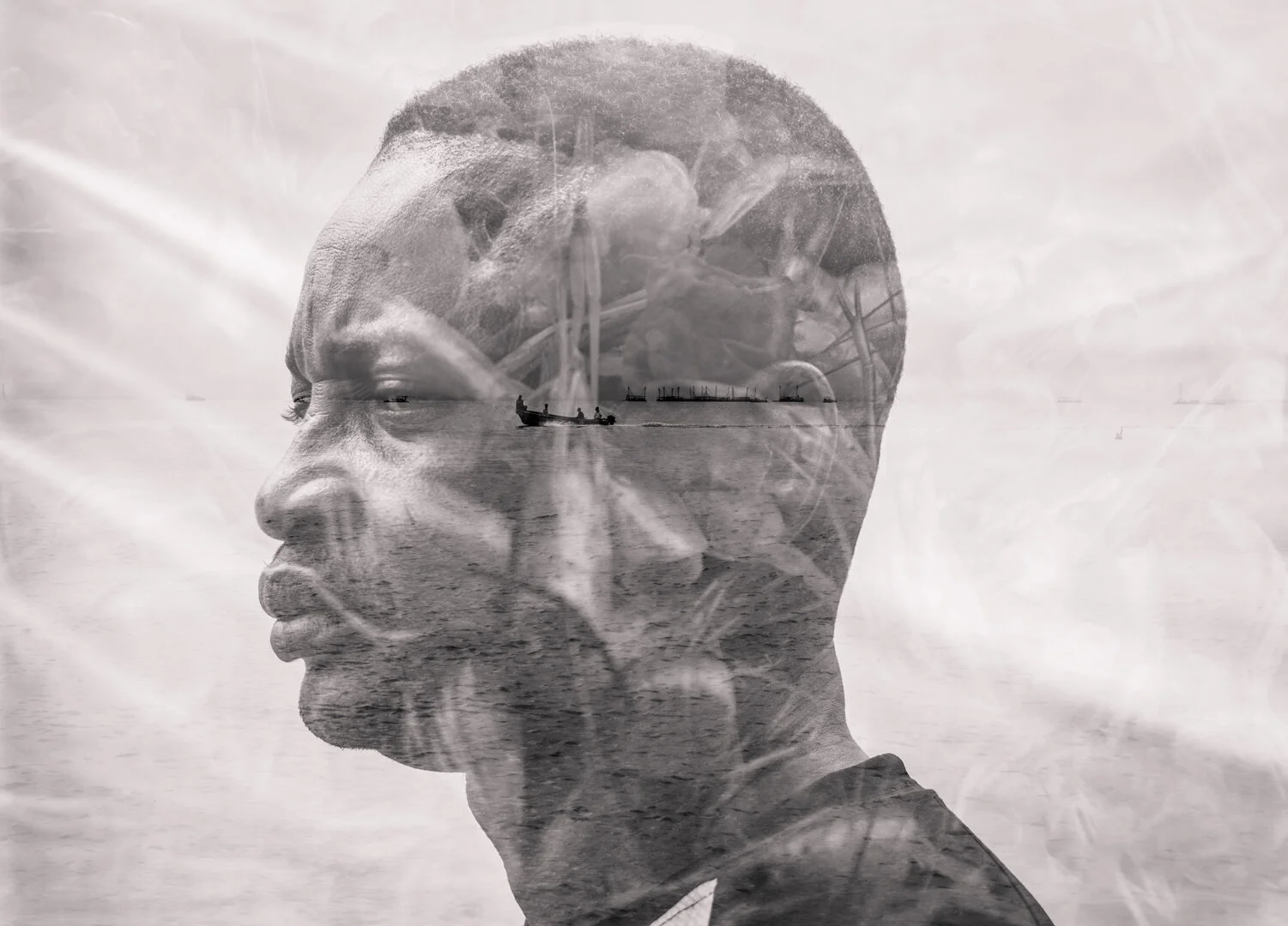 “I can barely take care of myself nor my children. I lost everything I had, I’m not happy”. Jim Boton, 35. Lagos, Nigeria.