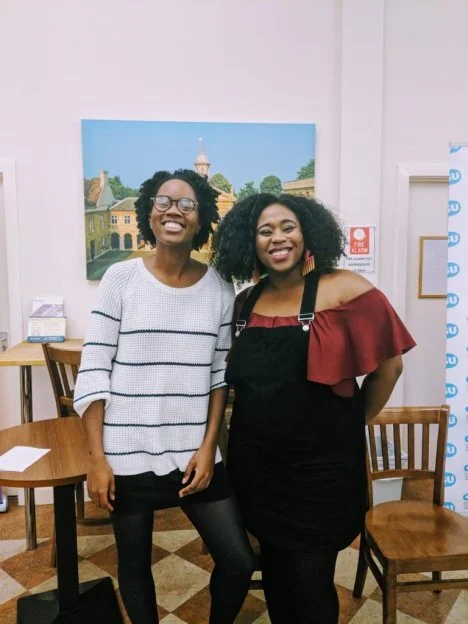 Editors of  The Colour of Madness , Samara Linton (left) and Rianna Walcott (right). Image from  Media Diversified