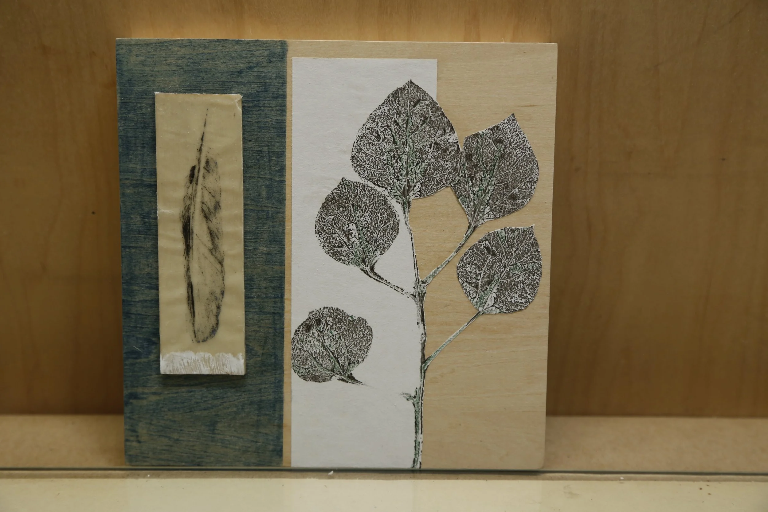 PAPER FEATHERS No. 5, 6" x 6"