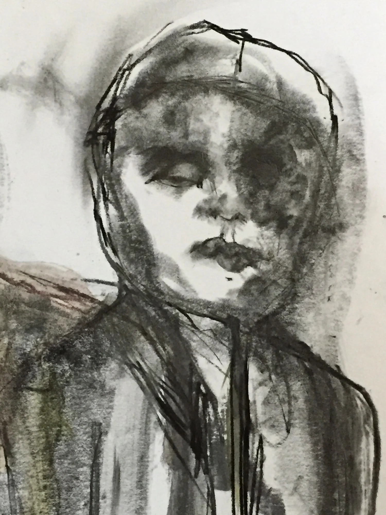 STUDY graphite, paper