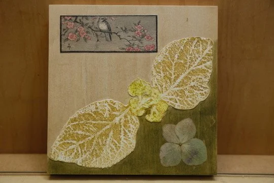 PAPER FEATHERS No. 4, 6" x 6"