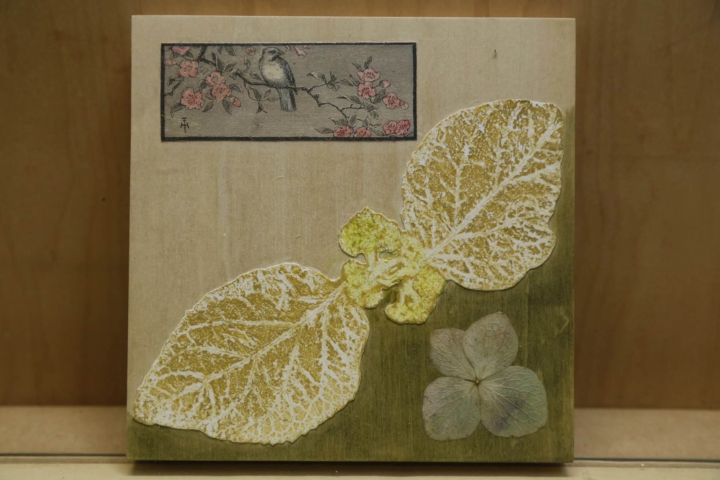 PAPER FEATHERS No. 4, 6" x 6"