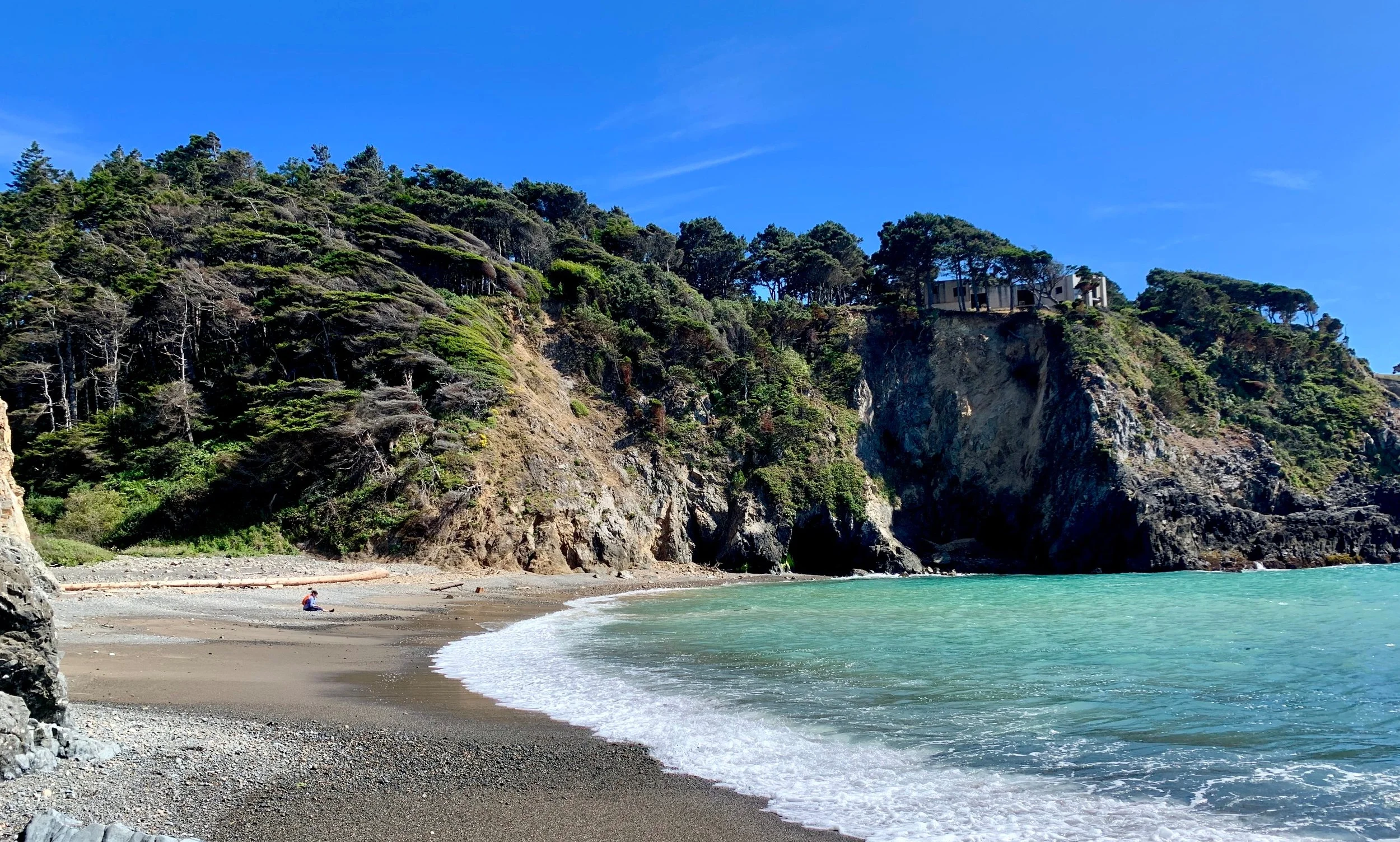 Secluded Dark Gulch Beach.