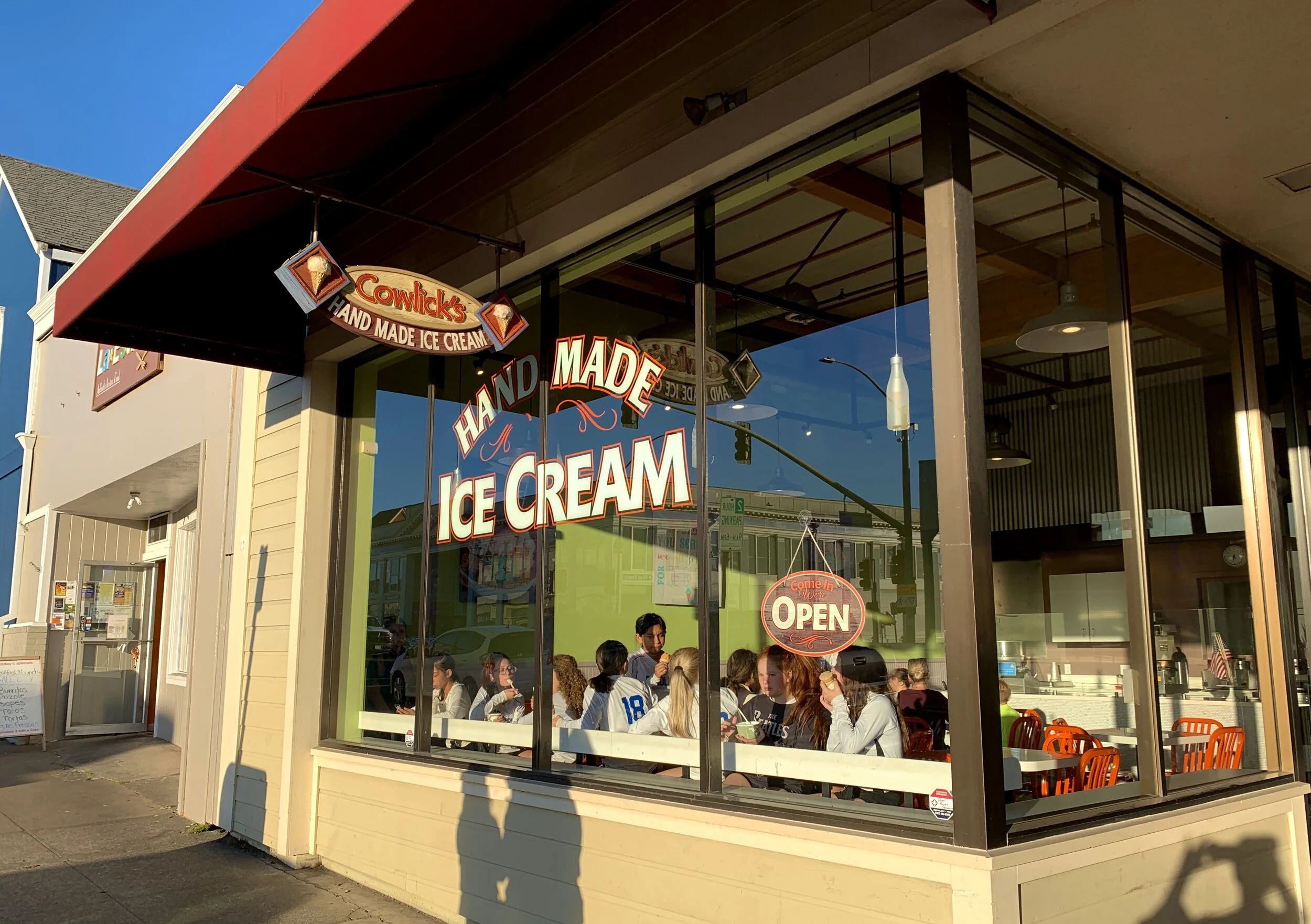 Cowlicks, the best ice cream in Mendocino — Brewery Gulch Inn