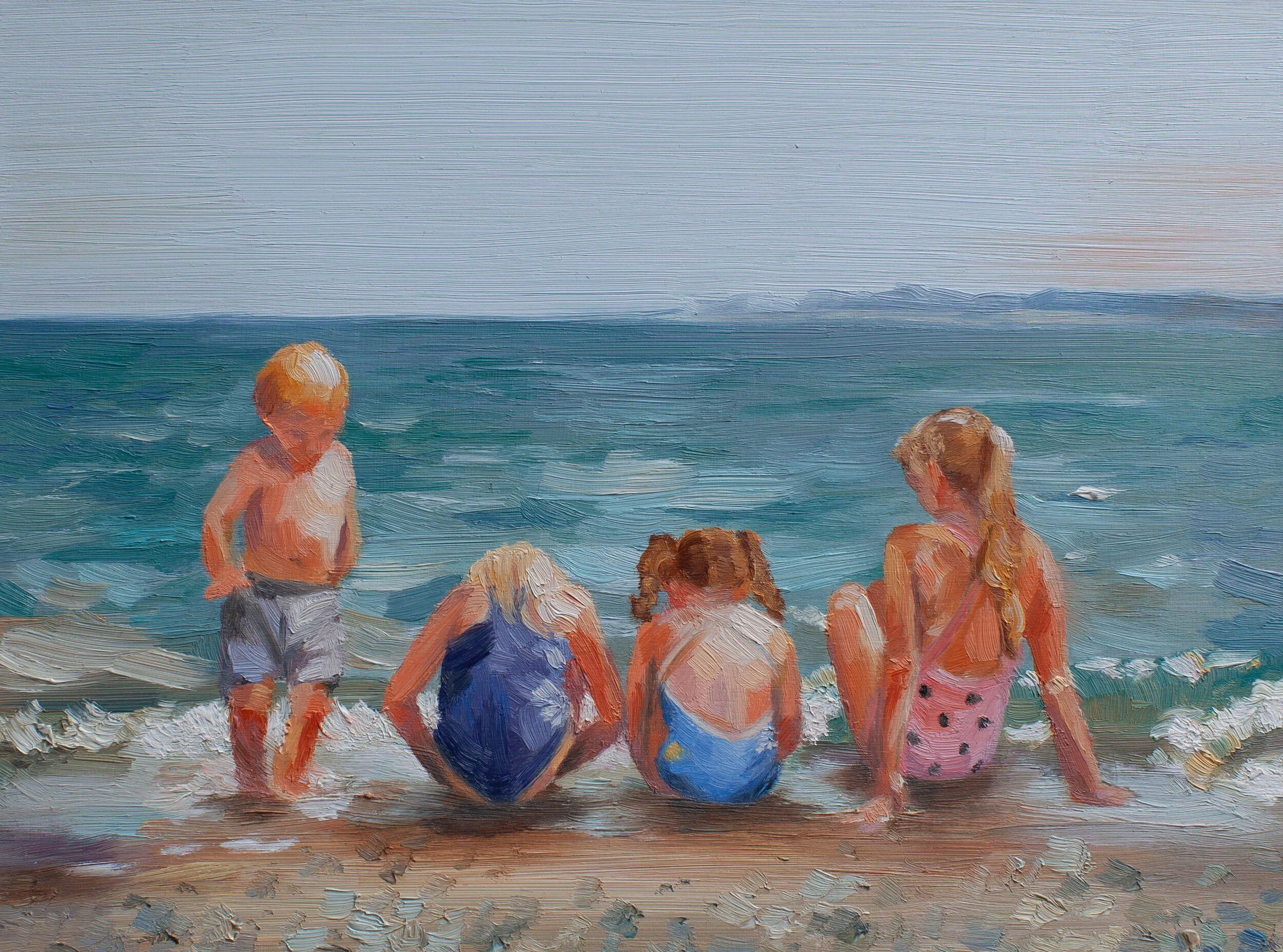 SUMMER DAYS / OIL / 8" X 10"/ 2020