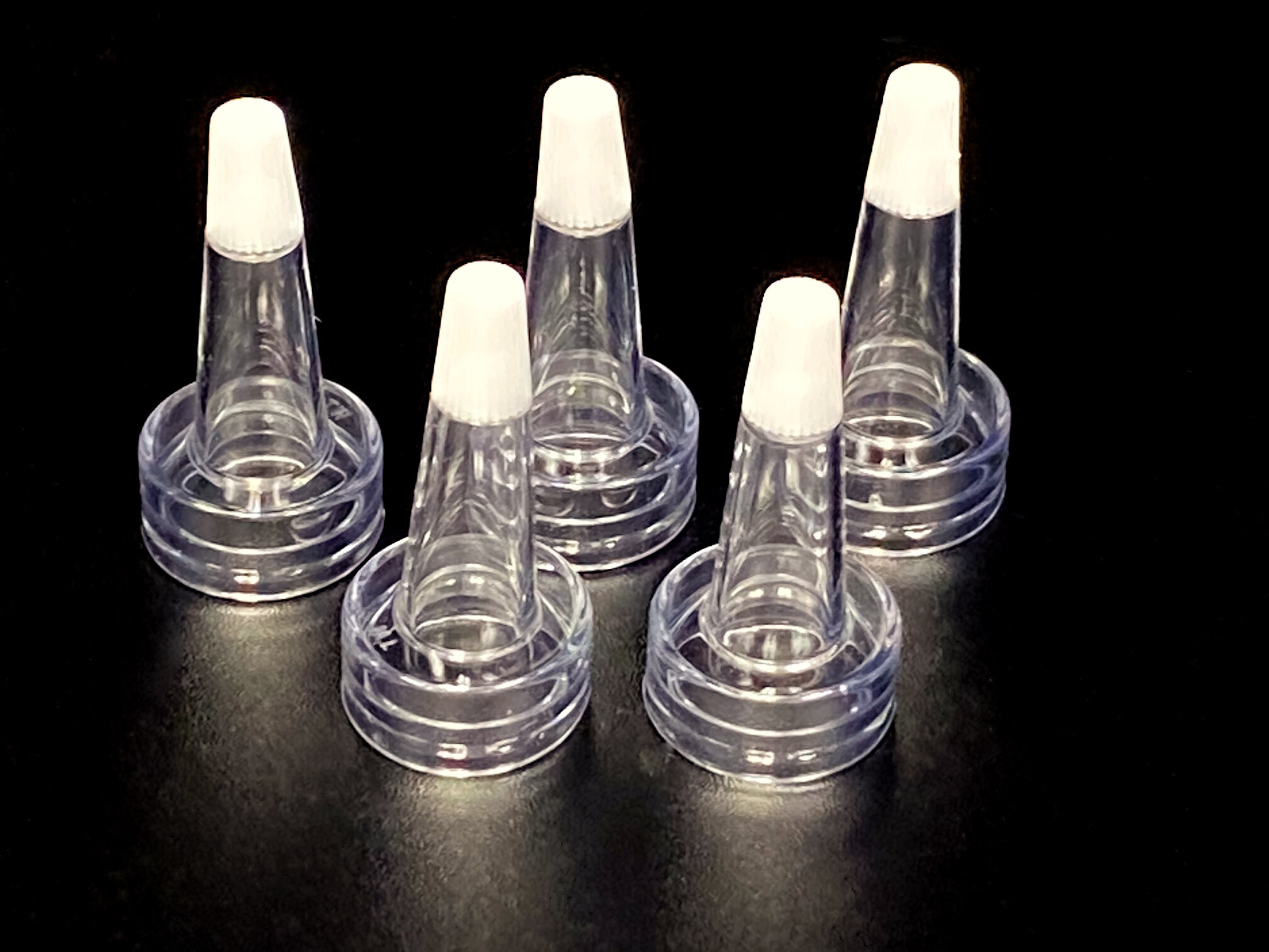 Clear Dropper/Cap for Vials  (10 Pack, 50 Pack &amp; 100 Pack)